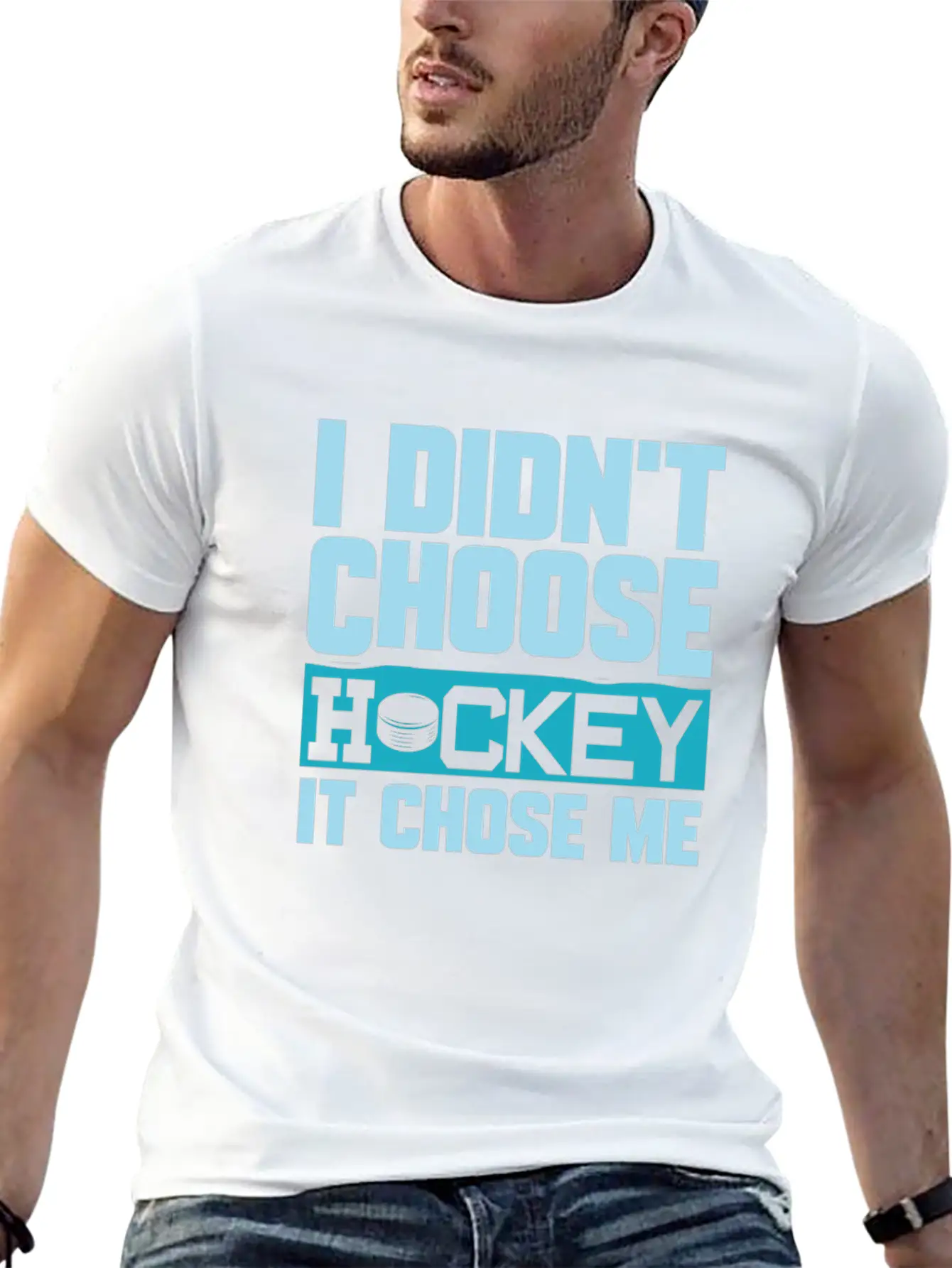 Ice Hockey Classic Fit Graphic Tee For Daily Comfort – Unisex Cotton Shirt