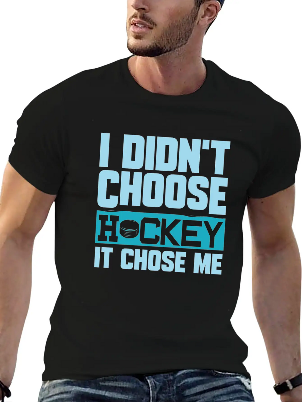 Ice Hockey Classic Fit Graphic Tee For Daily Comfort – Unisex Cotton Shirt