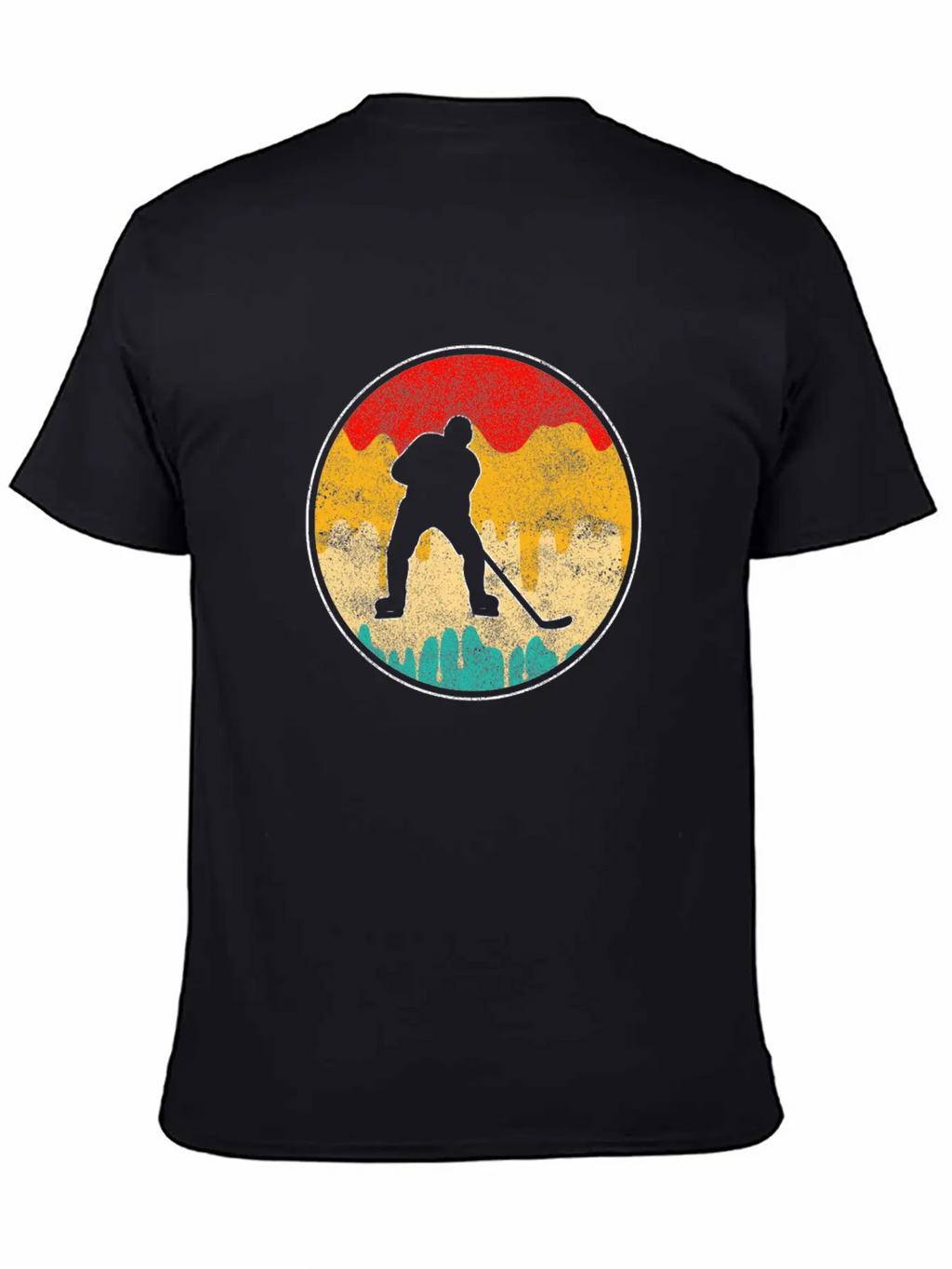 Ice Hockey Retro Breathable Soft Cotton T-Shirt – Timeless Casual Look