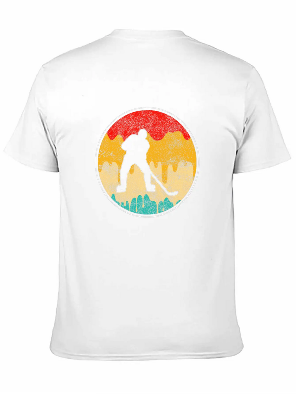 Ice Hockey Retro Breathable Soft Cotton T-Shirt – Timeless Casual Look