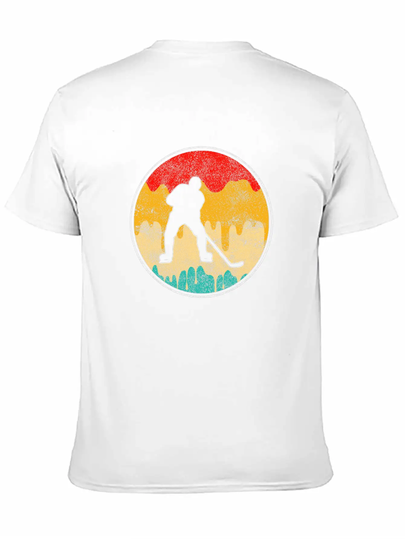Ice Hockey Retro Breathable Soft Cotton T-Shirt – Timeless Casual Look