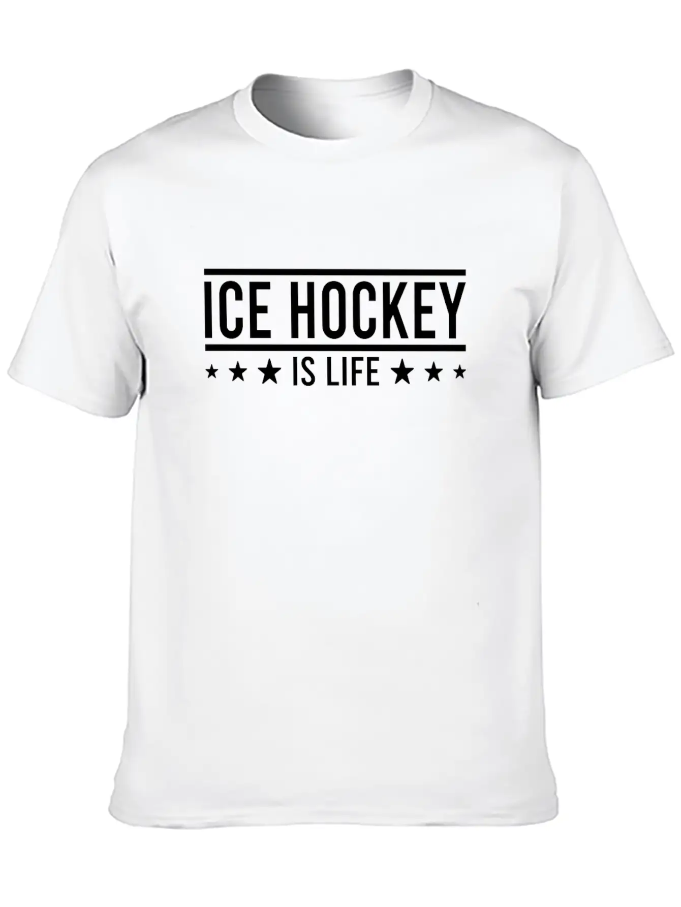 Ice Hockey Saying Unisex Casual T-Shirt – Clean Design For Daily Comfort