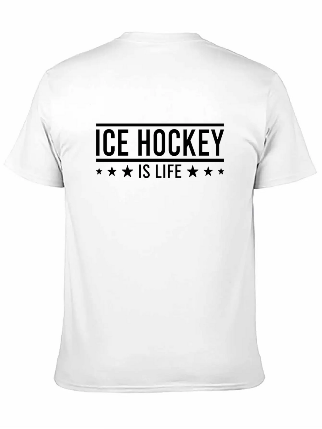 Ice Hockey Saying Unisex Casual T-Shirt – Clean Design For Daily Comfort