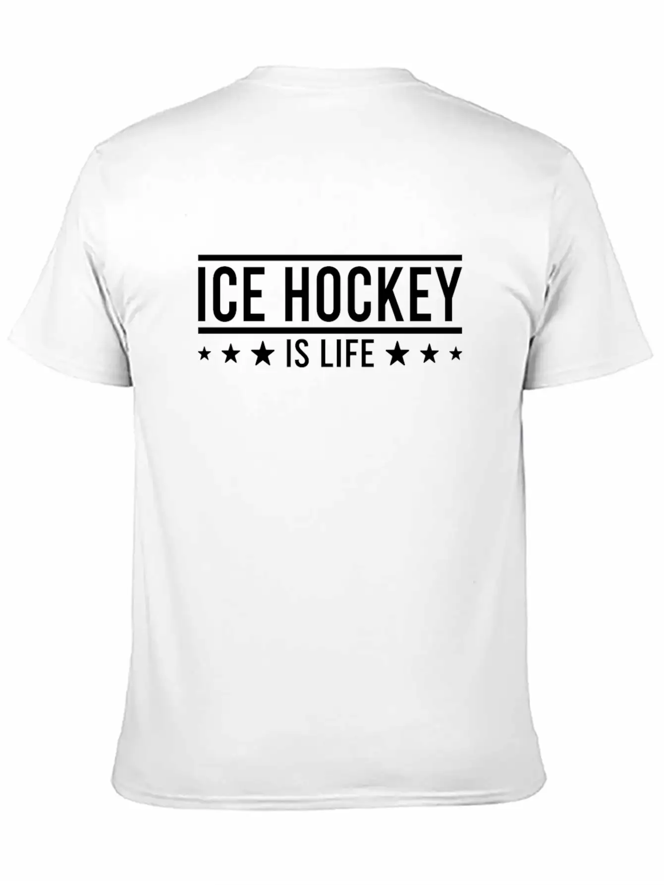 Ice Hockey Saying Unisex Casual T-Shirt – Clean Design For Daily Comfort
