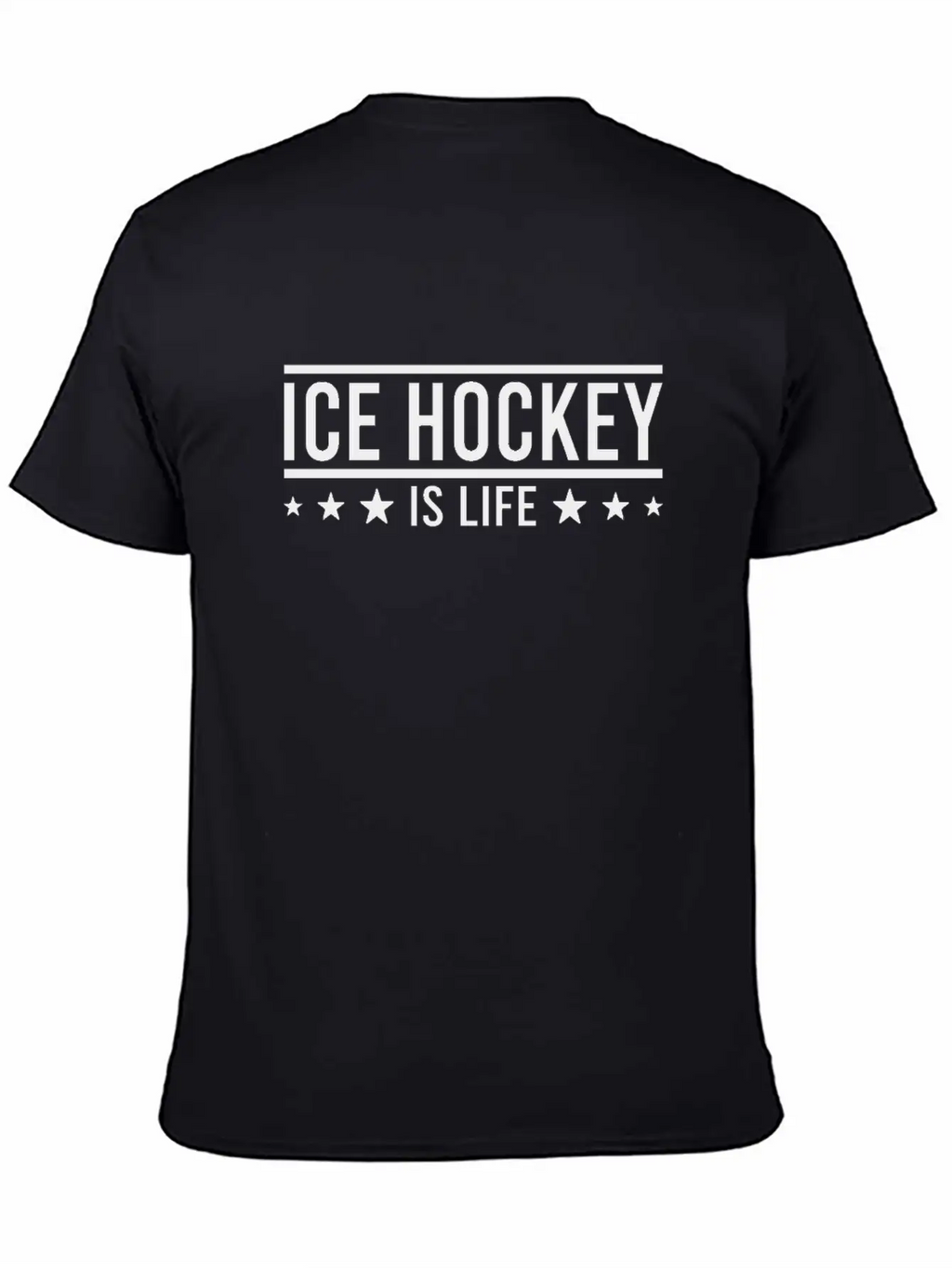 Ice Hockey Saying Unisex Casual T-Shirt – Clean Design For Daily Comfort