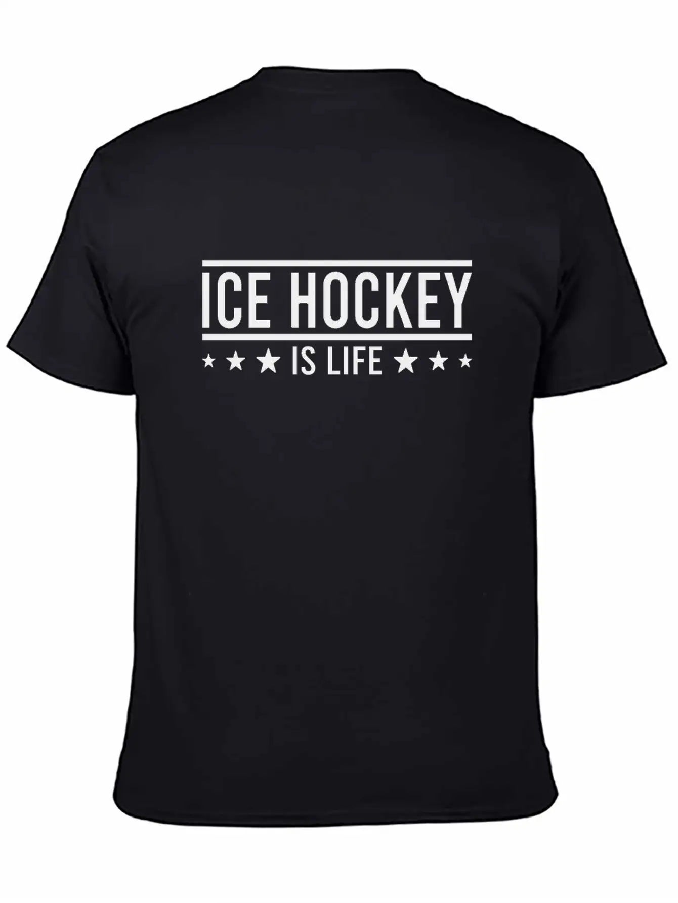 Ice Hockey Saying Unisex Casual T-Shirt – Clean Design For Daily Comfort