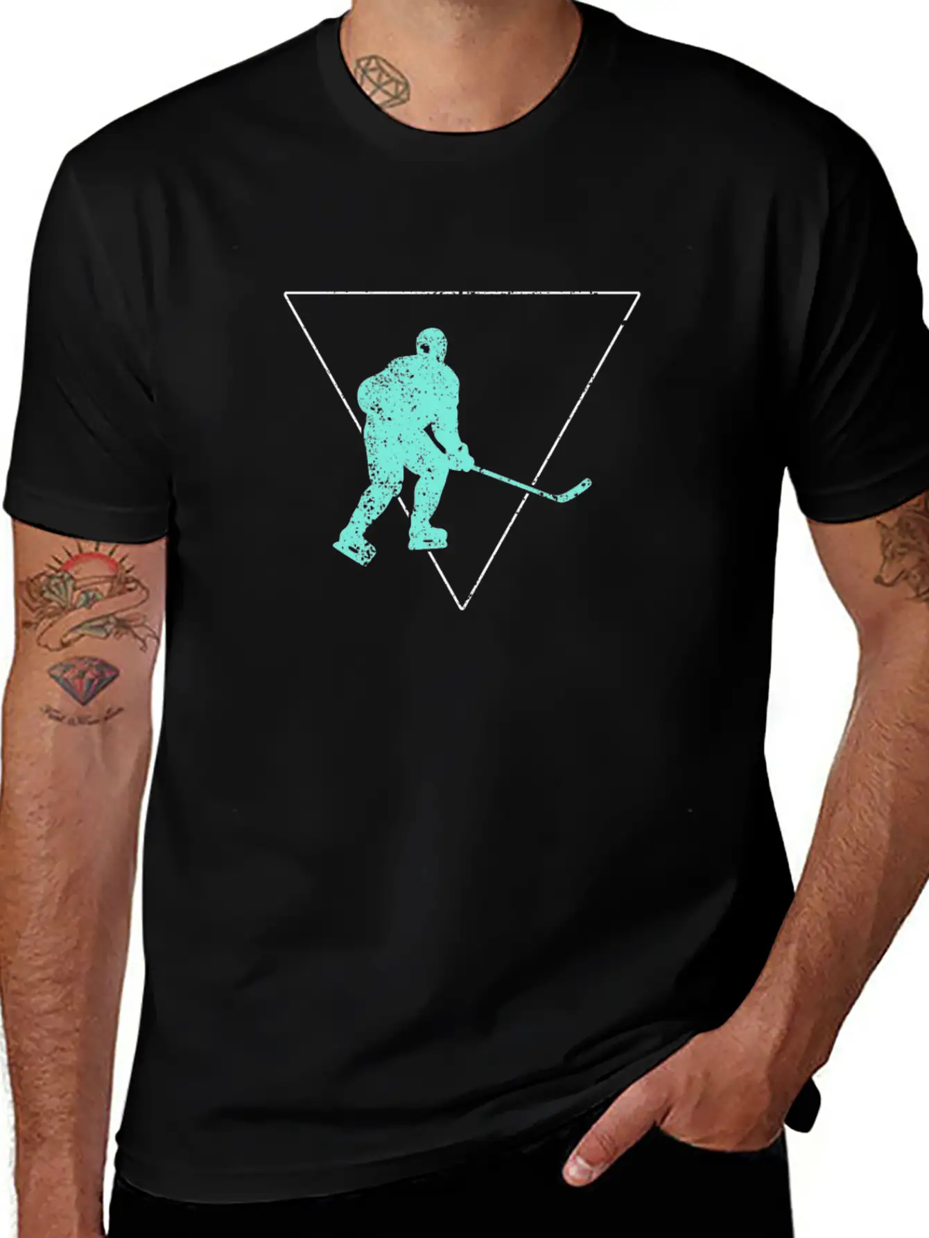 Ice Hockey Unisex Casual T-Shirt – Clean Design For Daily Comfort