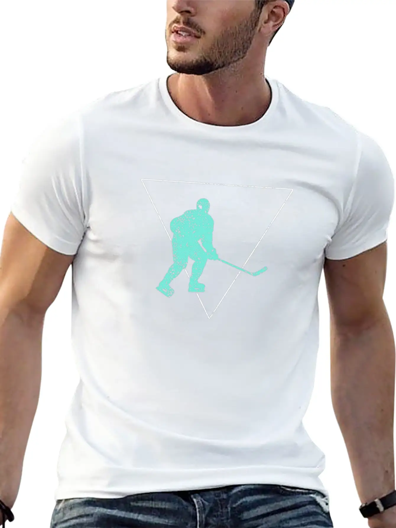 Ice Hockey Unisex Casual T-Shirt – Clean Design For Daily Comfort