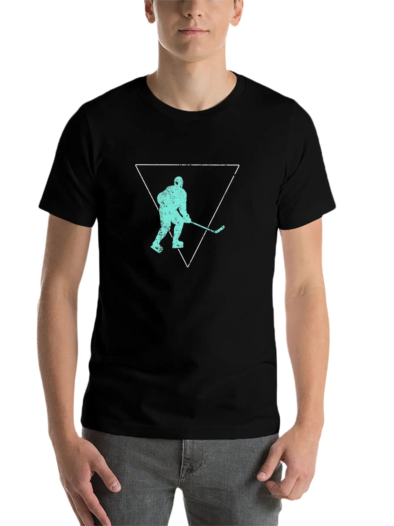 Ice Hockey Unisex Casual T-Shirt – Clean Design For Daily Comfort