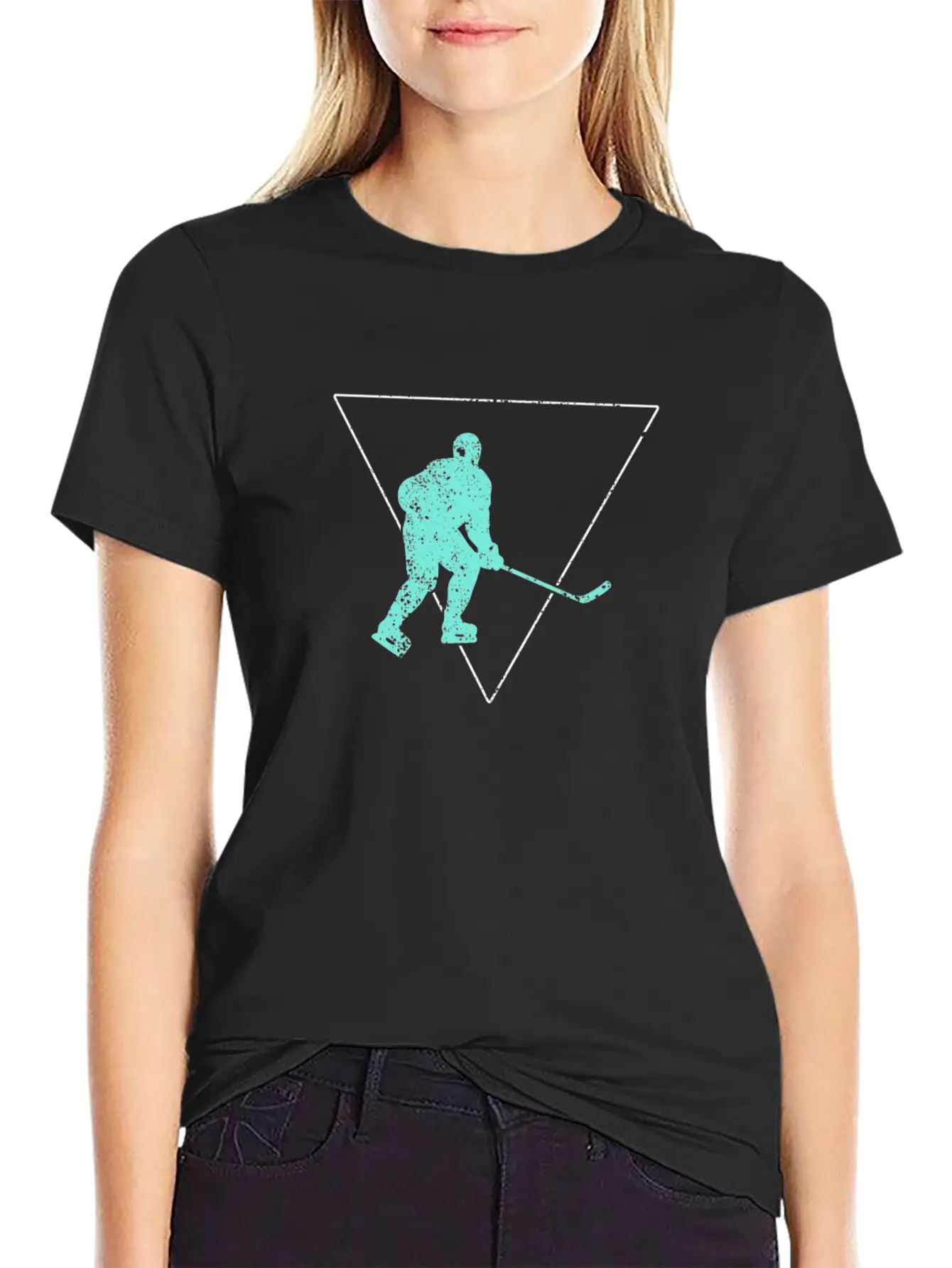 Ice Hockey Unisex Casual T-Shirt – Clean Design For Daily Comfort