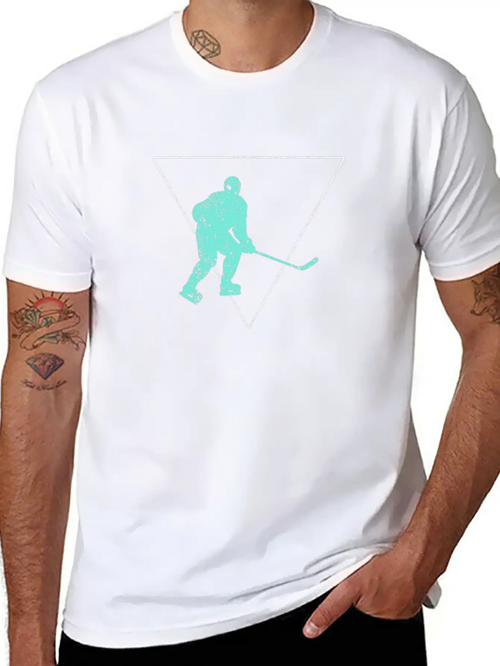 Ice Hockey Unisex Casual T-Shirt – Clean Design For Daily Comfort