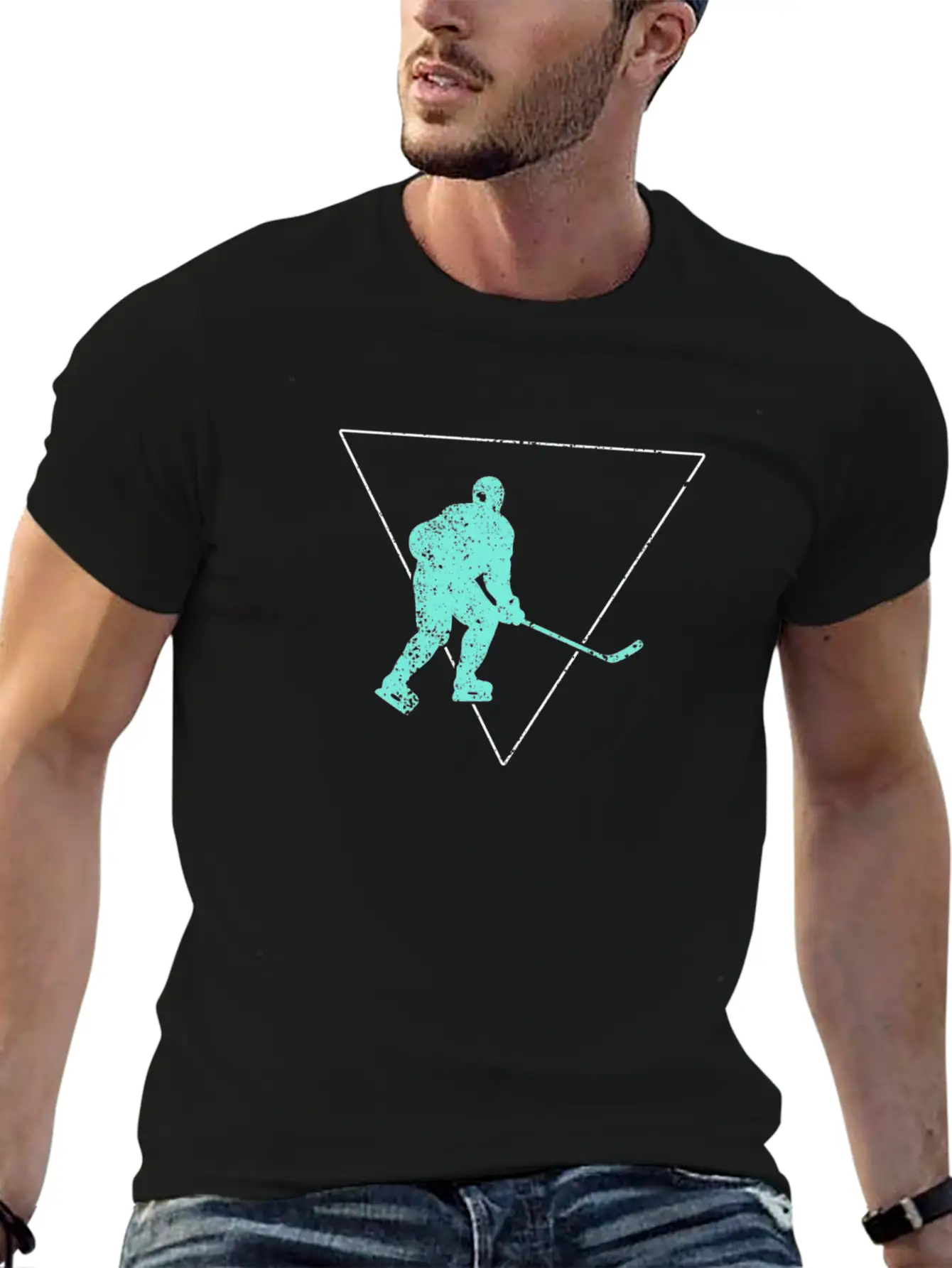 Ice Hockey Unisex Casual T-Shirt – Clean Design For Daily Comfort