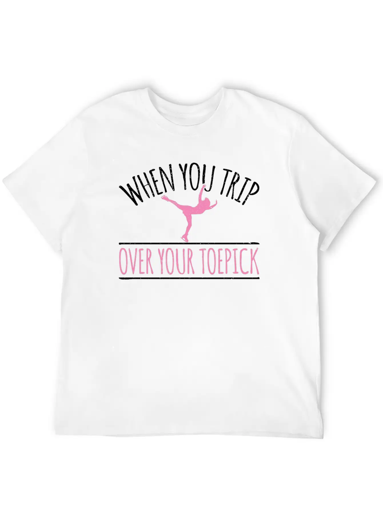 Ice Scating Unisex Short Sleeve Soft Cotton T-Shirt – Casual Everyday Wear