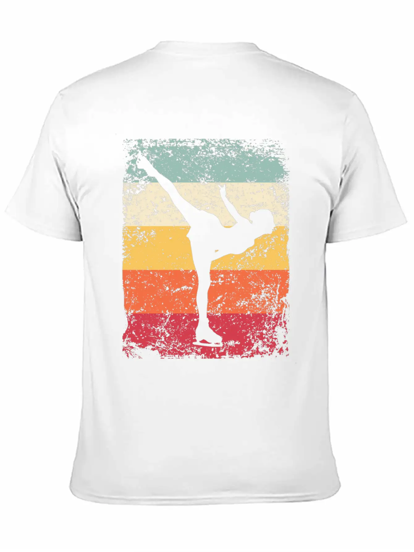 Ice Skater Figure Skating Ice Skating Unisex Short Sleeve Soft Cotton T-Shirt – Casual Everyday Wear