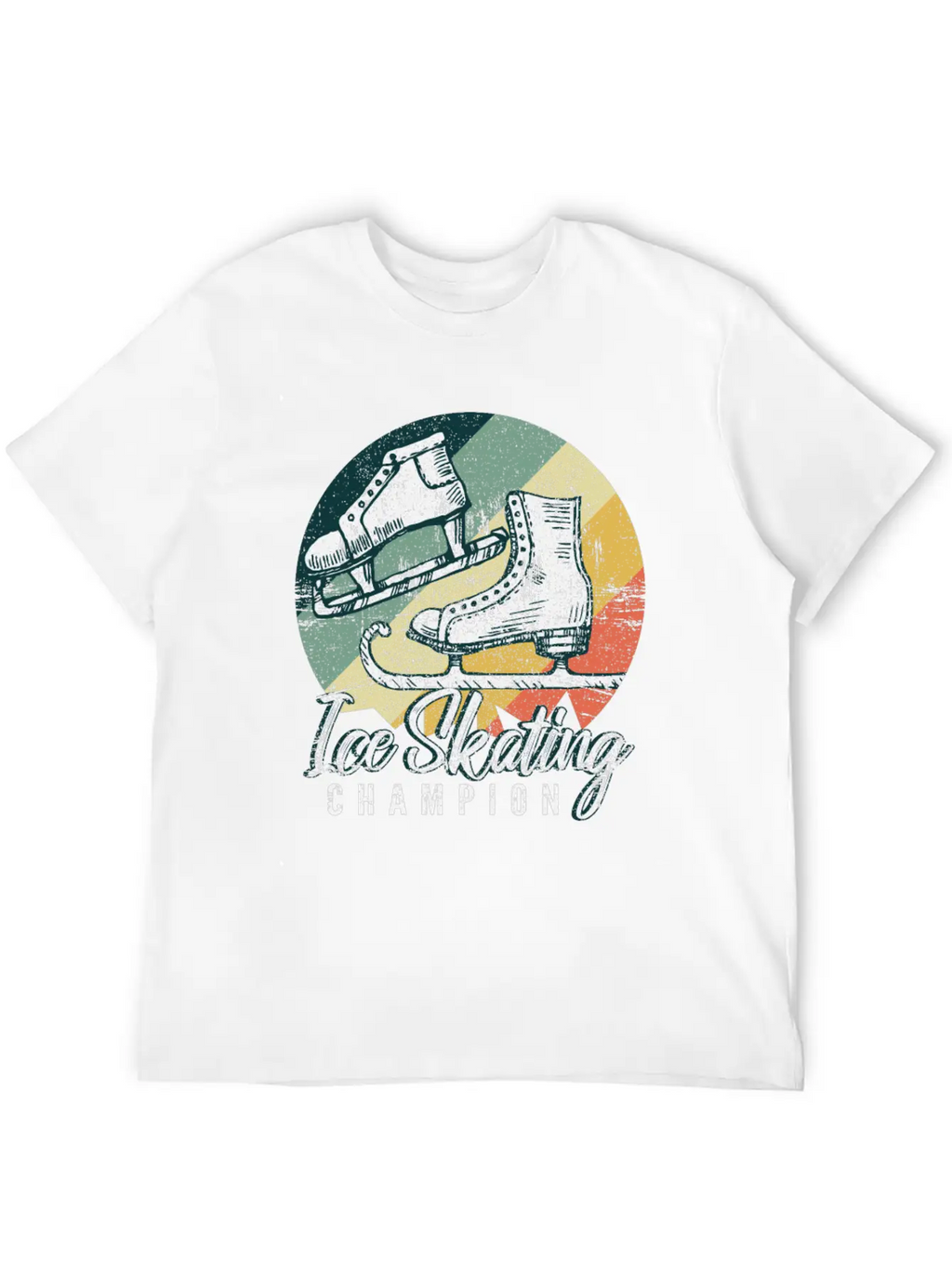 Ice Skating Unisex Casual T-Shirt – Clean Design For Daily Comfort