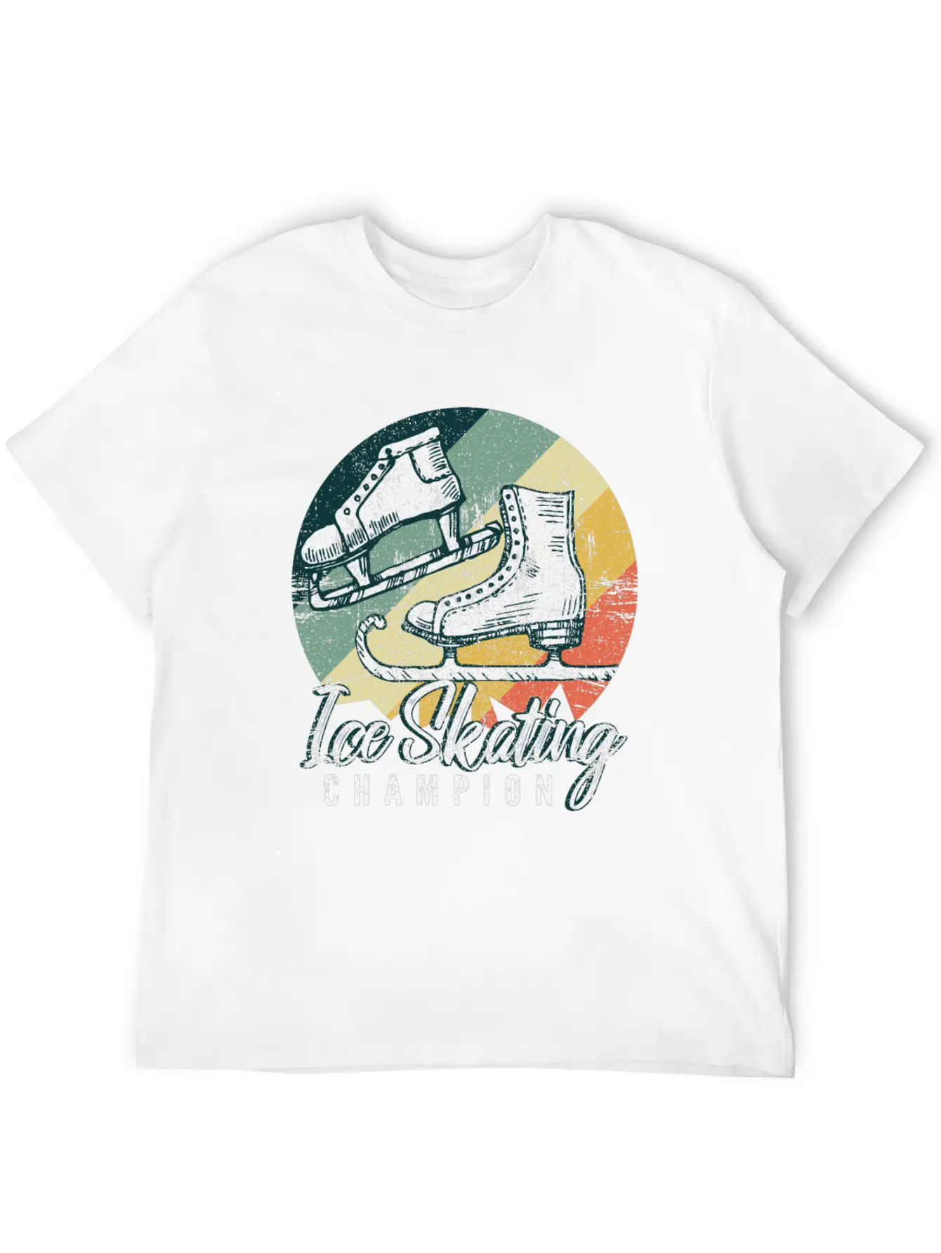 Ice Skating Unisex Casual T-Shirt – Clean Design For Daily Comfort