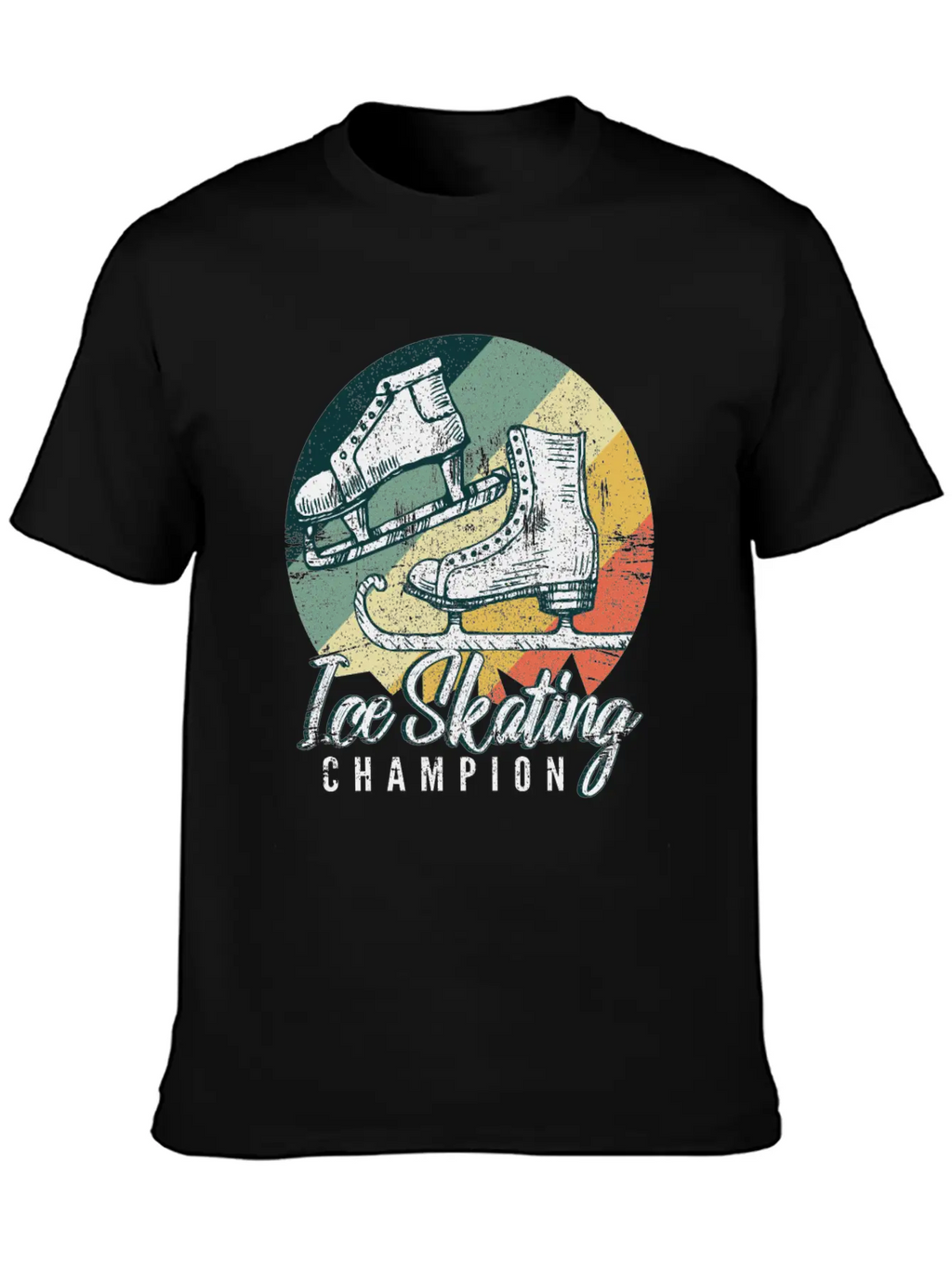 Ice Skating Unisex Casual T-Shirt – Clean Design For Daily Comfort
