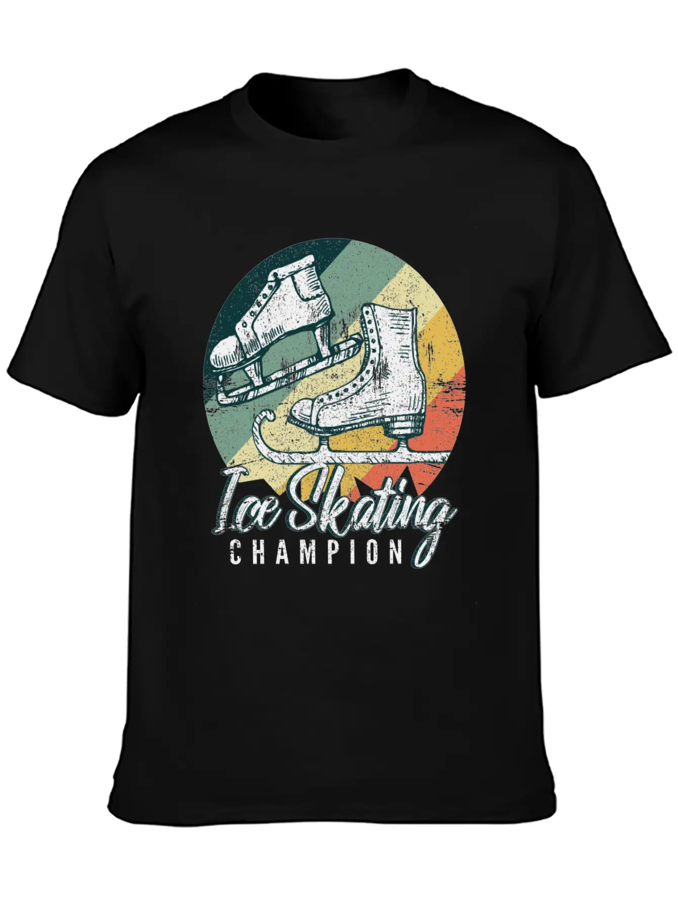 Ice Skating Unisex Casual T-Shirt – Clean Design For Daily Comfort
