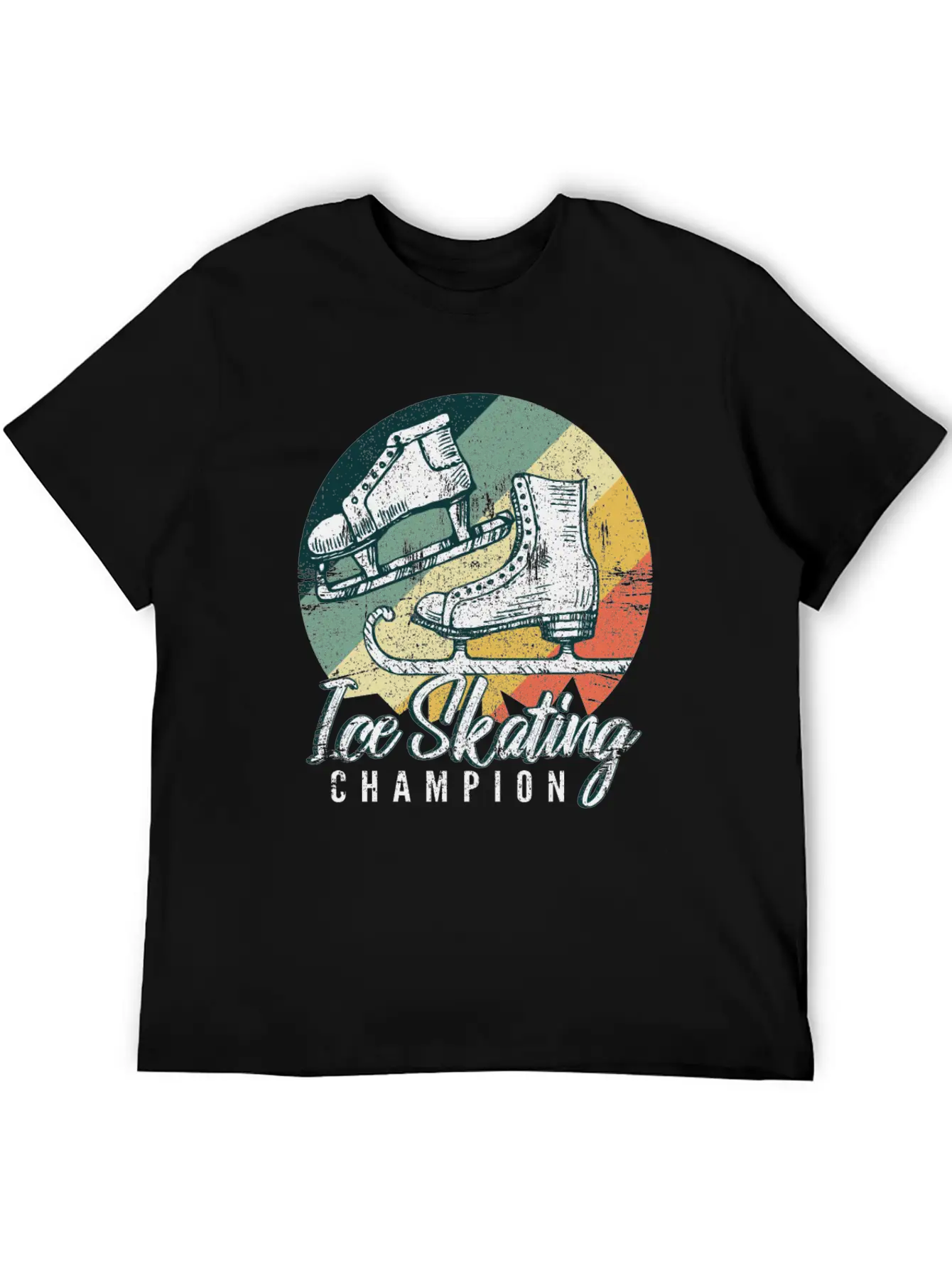 Ice Skating Unisex Casual T-Shirt – Clean Design For Daily Comfort
