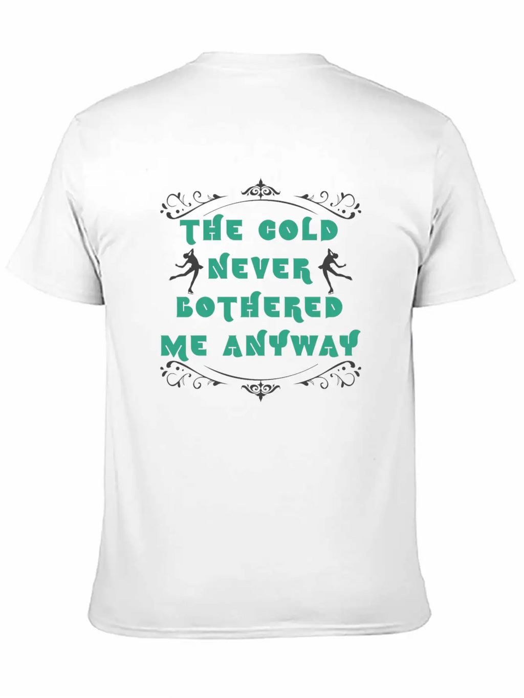 Ice Skating Unisex Short Sleeve Soft Cotton T-Shirt – Casual Everyday Wear