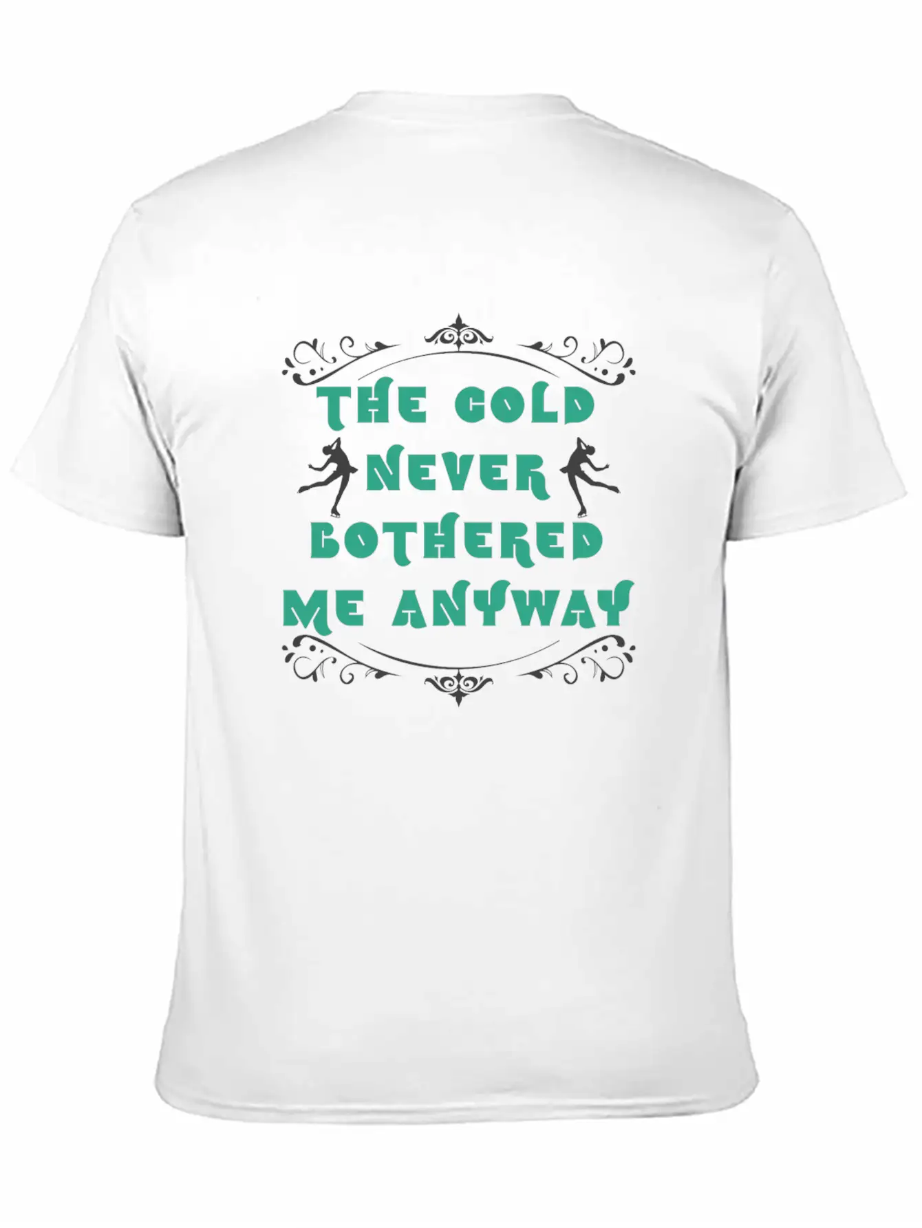 Ice Skating Unisex Short Sleeve Soft Cotton T-Shirt – Casual Everyday Wear