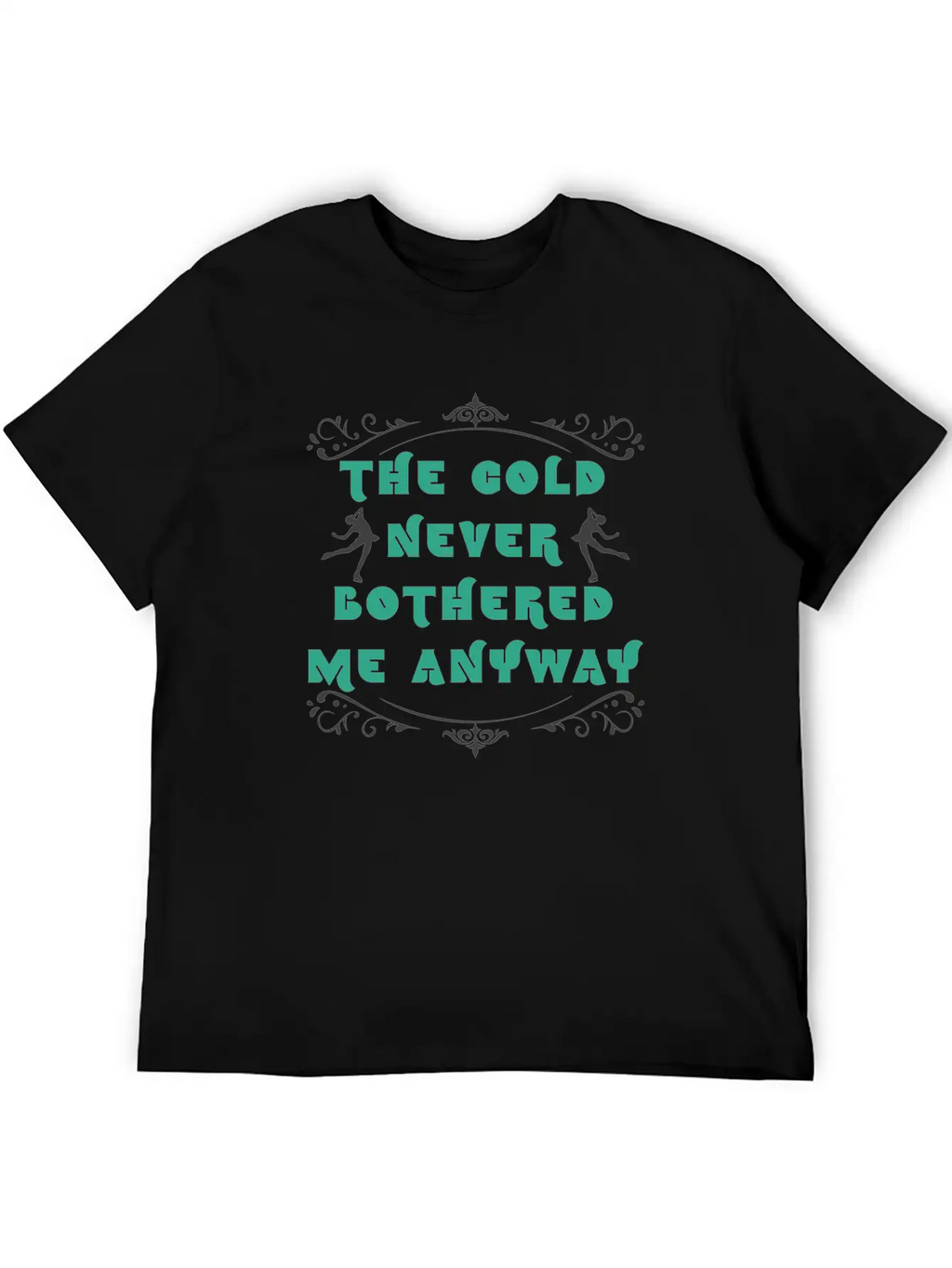 Ice Skating Unisex Short Sleeve Soft Cotton T-Shirt – Casual Everyday Wear