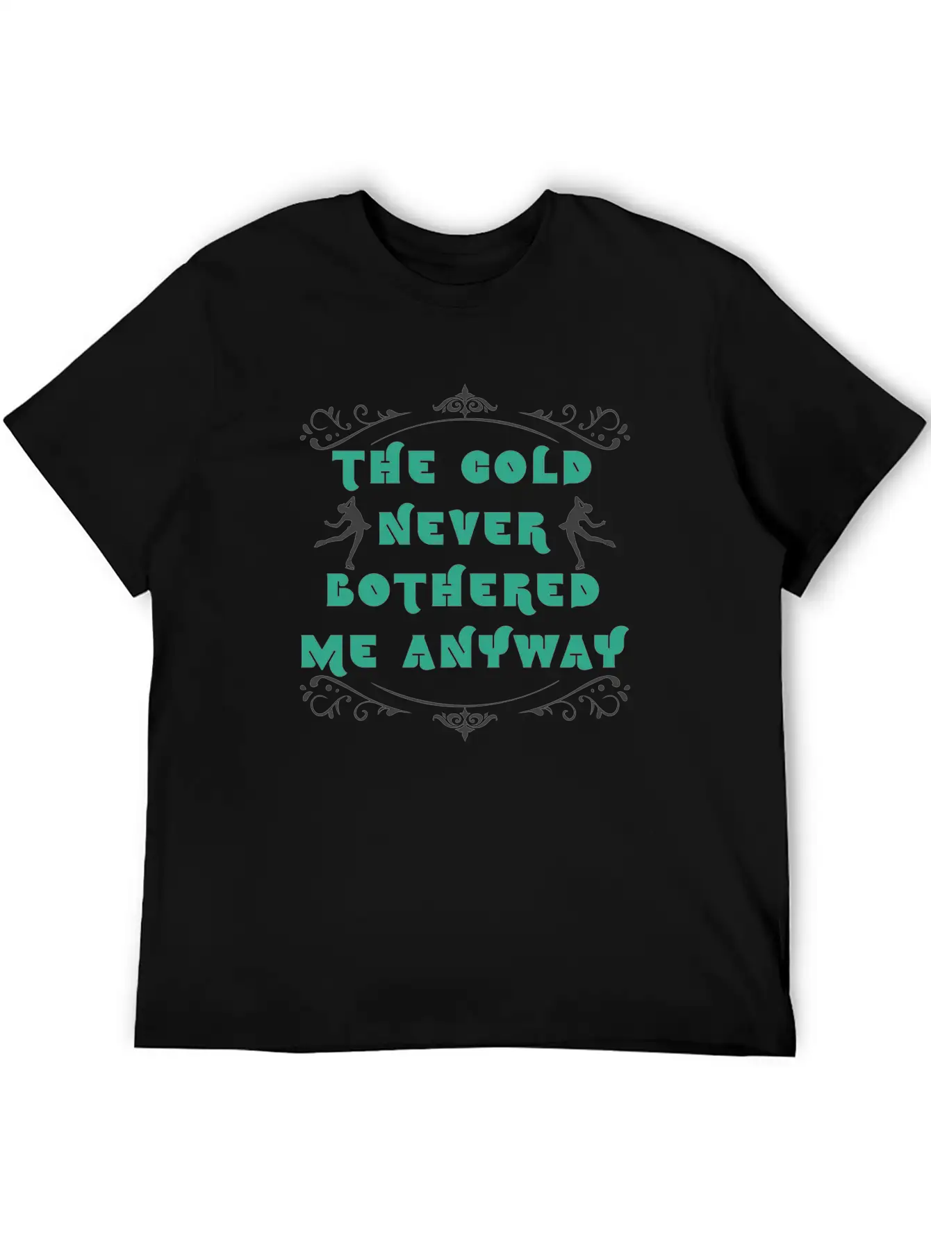 Ice Skating Unisex Short Sleeve Soft Cotton T-Shirt – Casual Everyday Wear