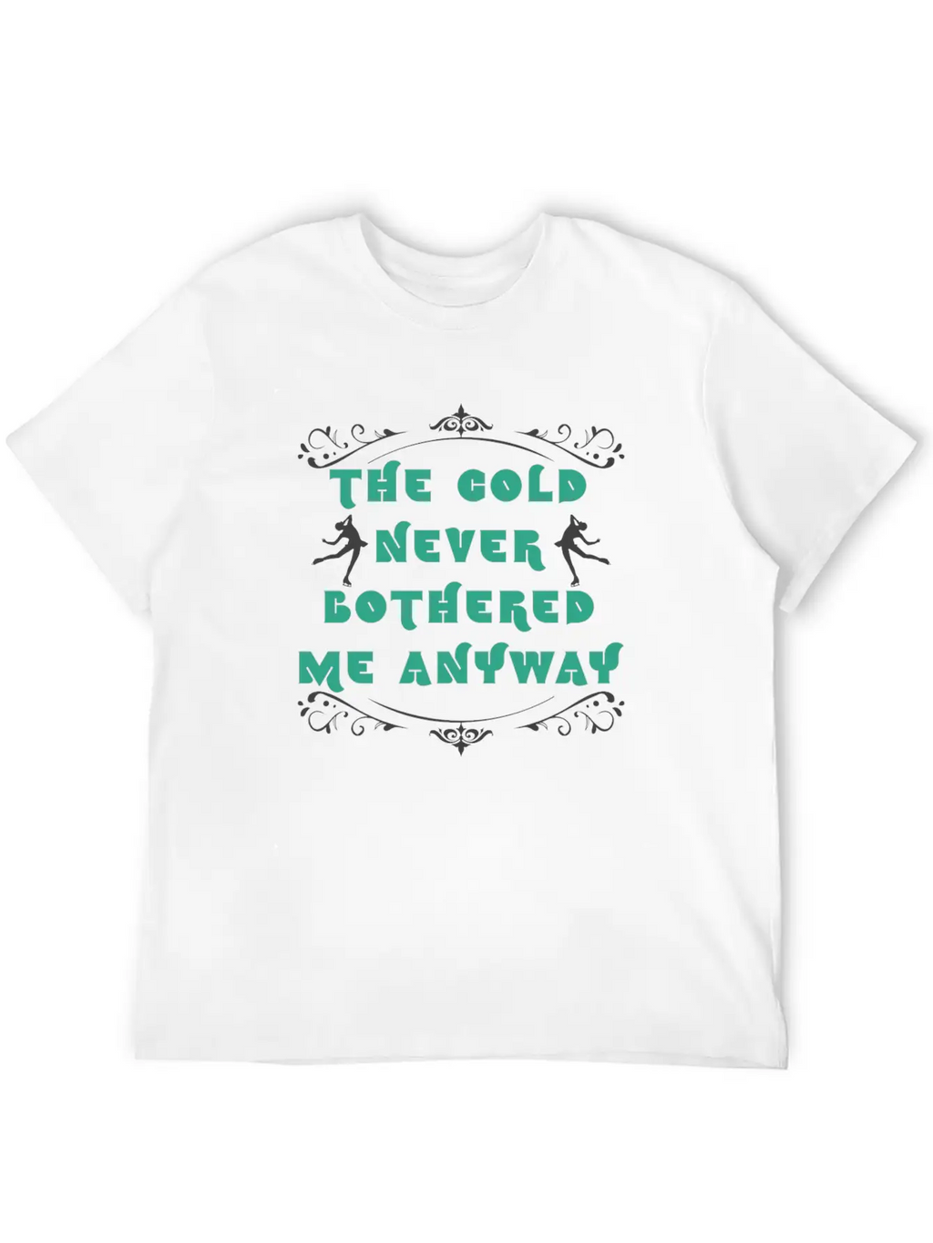 Ice Skating Unisex Short Sleeve Soft Cotton T-Shirt – Casual Everyday Wear