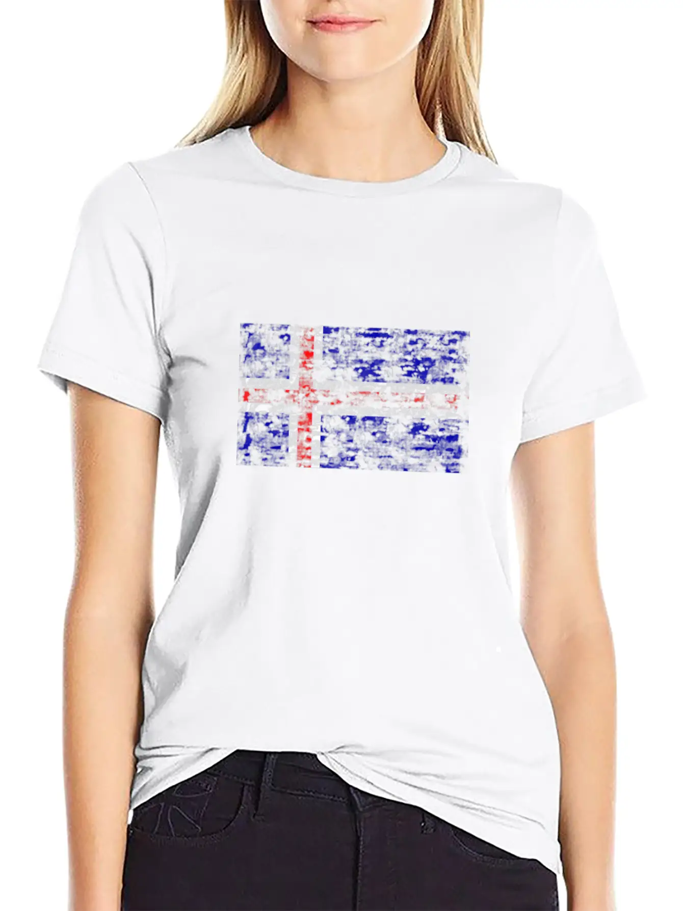 Iceland Flag Vintage Unisex Casual T-Shirt – Clean Design For Daily Comfort