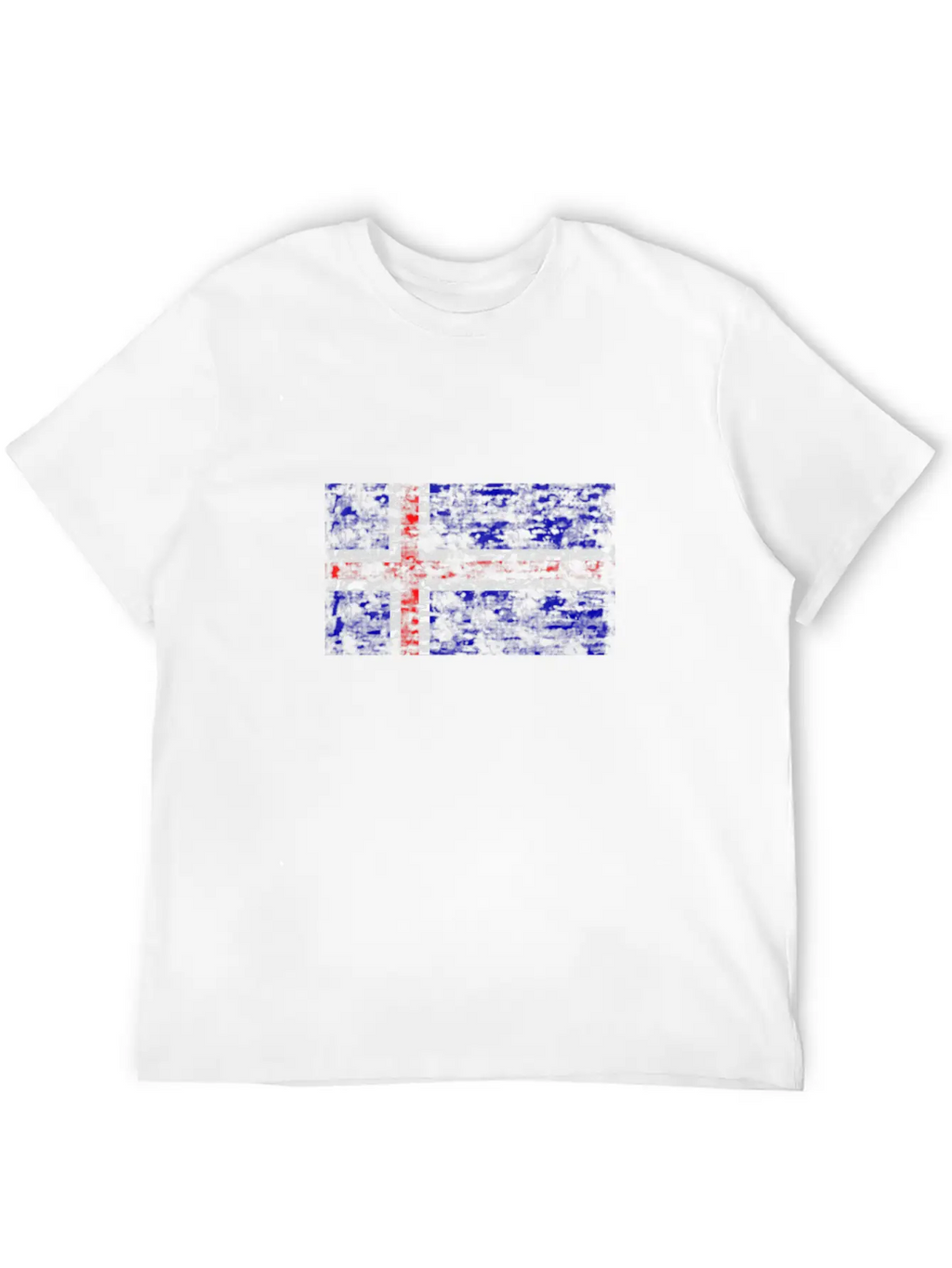 Iceland Flag Vintage Unisex Casual T-Shirt – Clean Design For Daily Comfort