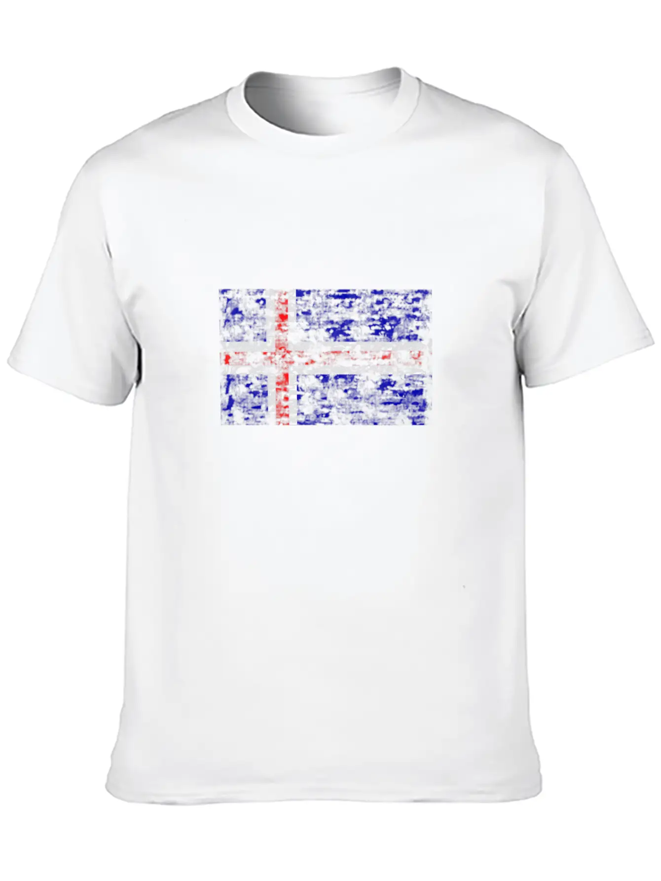Iceland Flag Vintage Unisex Casual T-Shirt – Clean Design For Daily Comfort