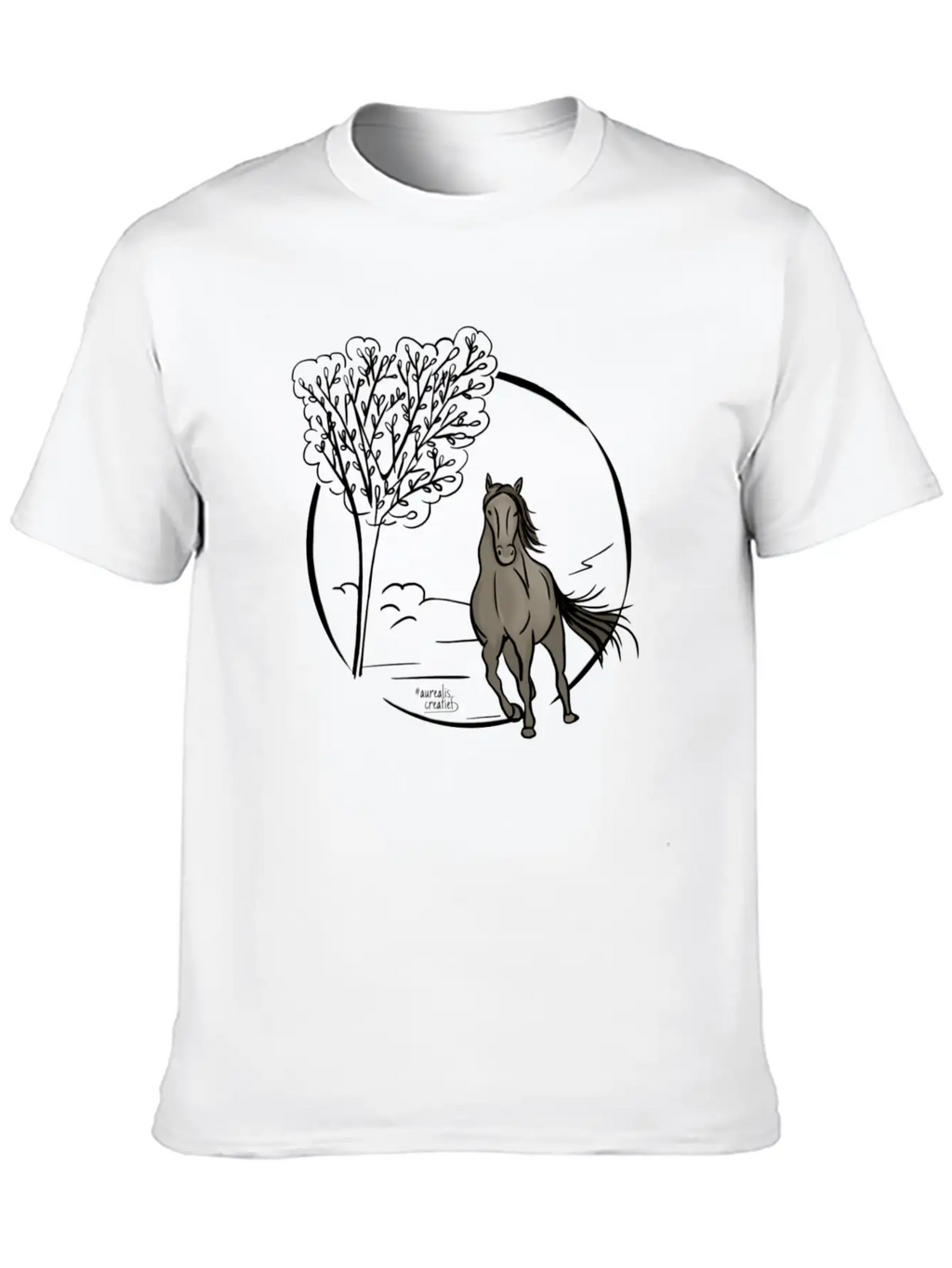 Icelandic Horse Classic Fit Graphic Tee For Daily Comfort – Unisex Cotton Shirt