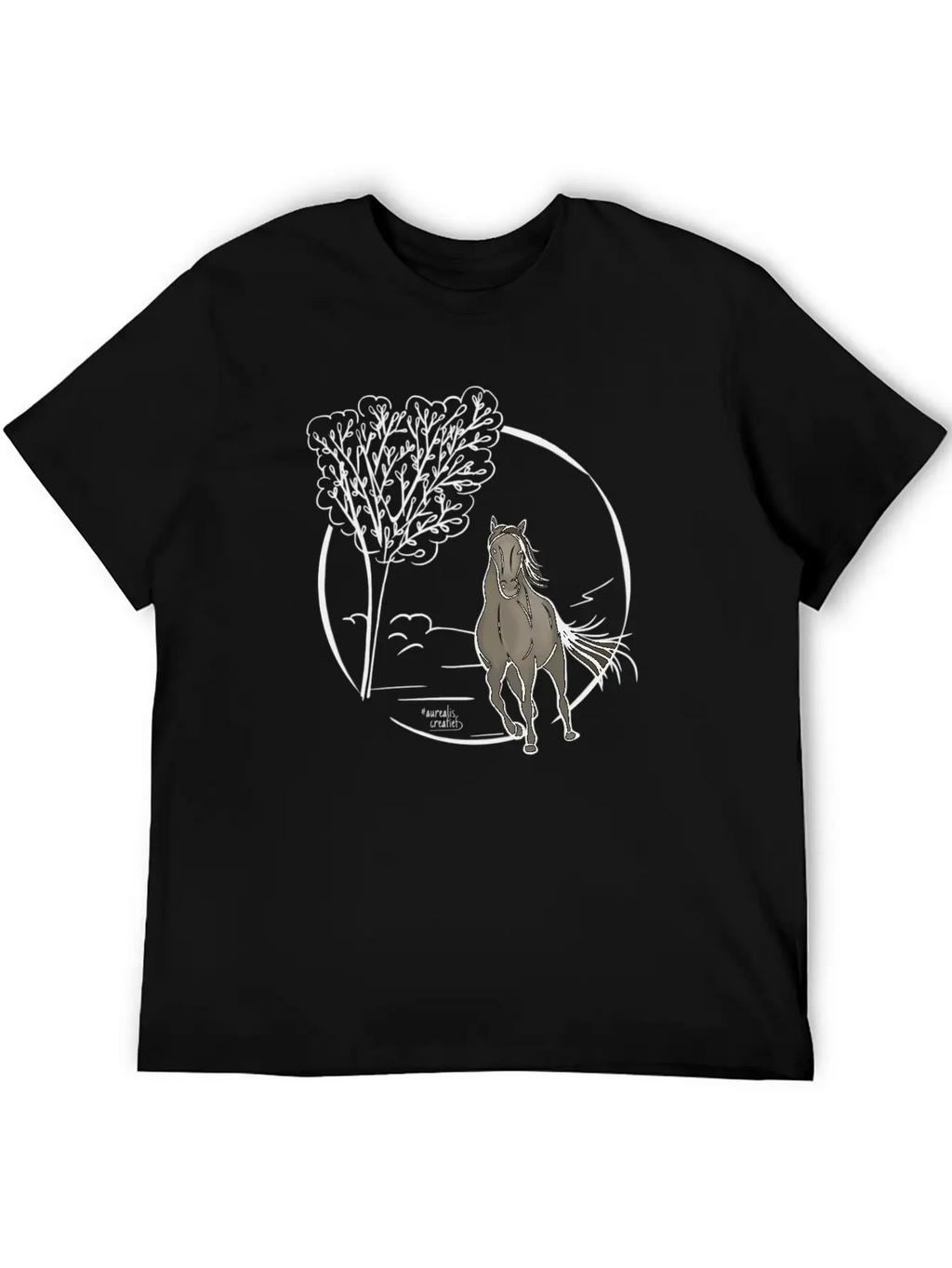 Icelandic Horse Classic Fit Graphic Tee For Daily Comfort – Unisex Cotton Shirt