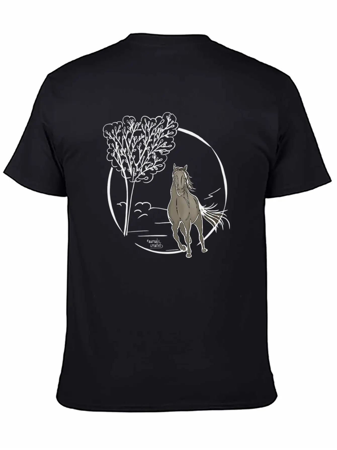 Icelandic Horse Classic Fit Graphic Tee For Daily Comfort – Unisex Cotton Shirt