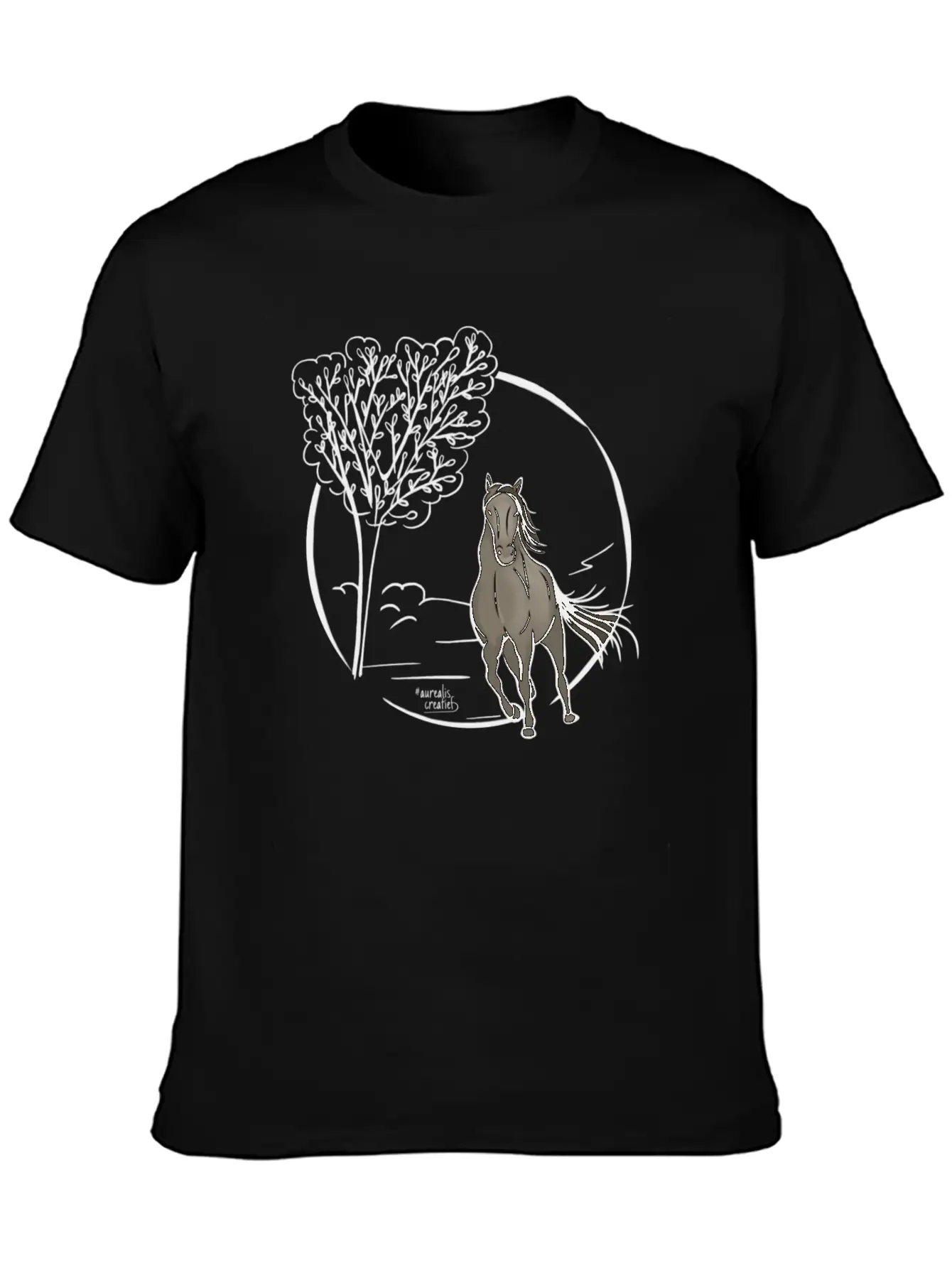 Icelandic Horse Classic Fit Graphic Tee For Daily Comfort – Unisex Cotton Shirt