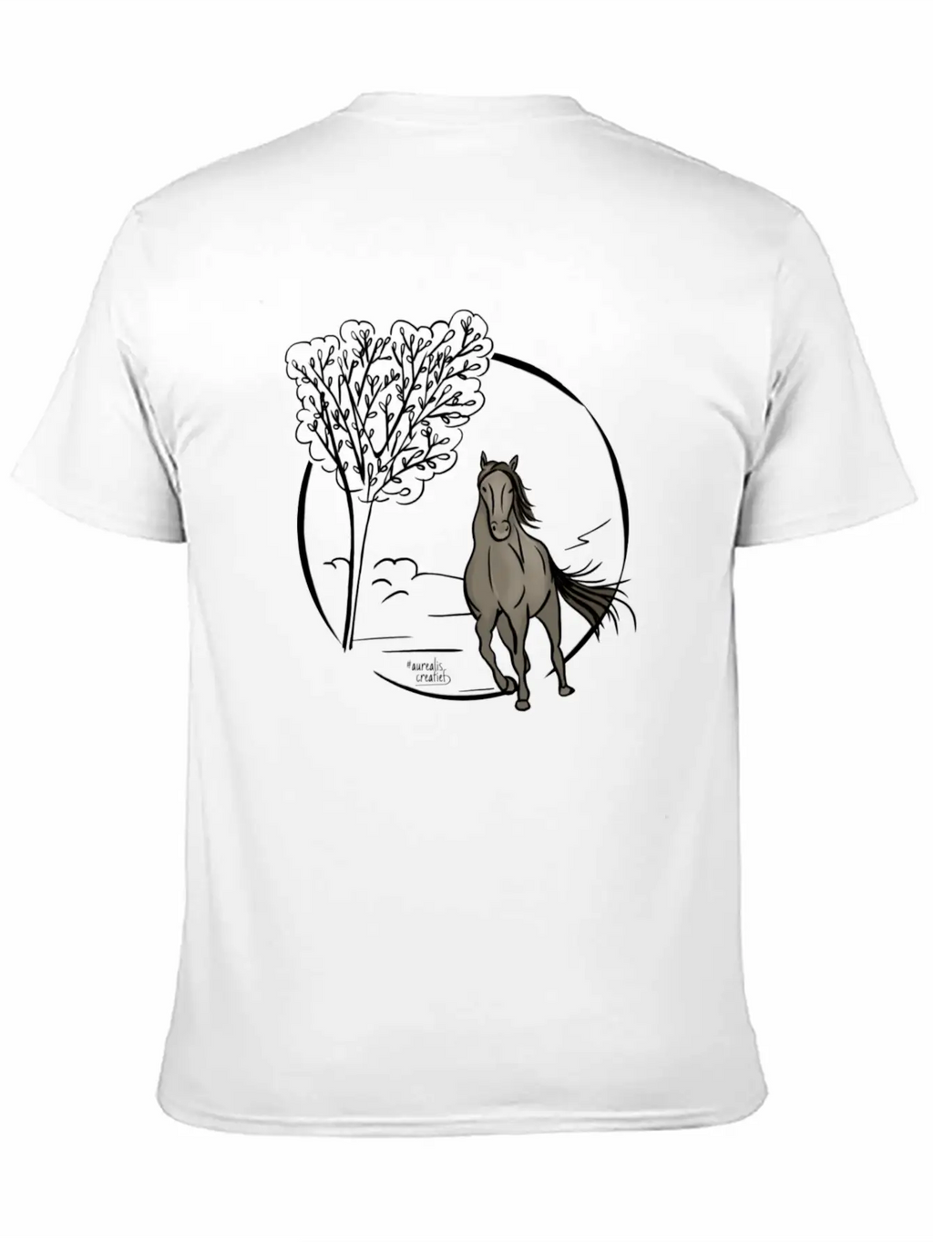 Icelandic Horse Classic Fit Graphic Tee For Daily Comfort – Unisex Cotton Shirt