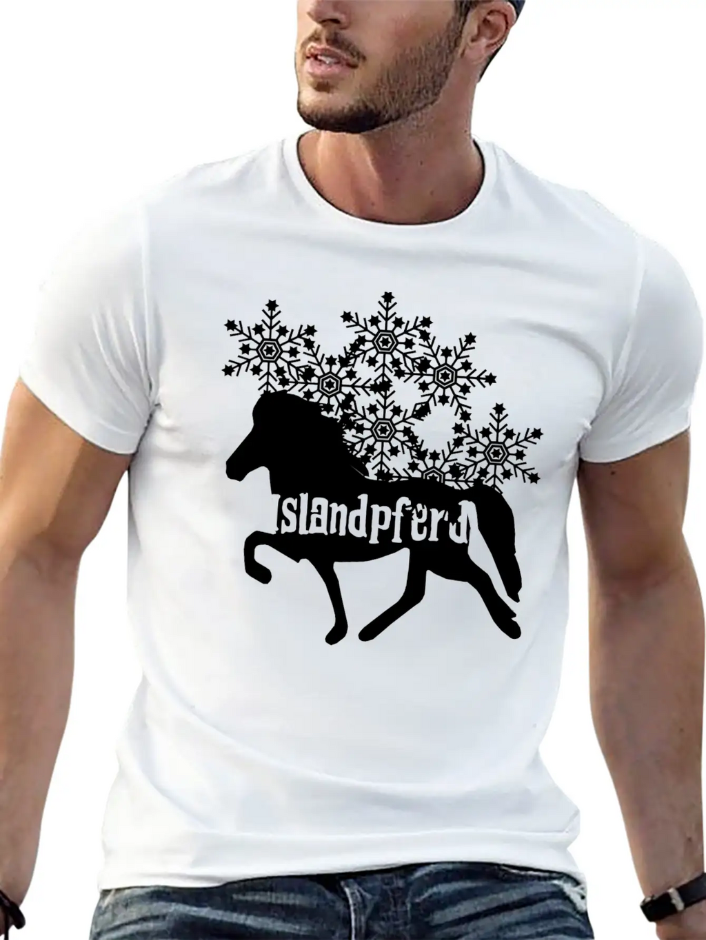 Icelandic Horse: Pony Merch Unisex Short Sleeve Soft Cotton T-Shirt – Casual Everyday Wear