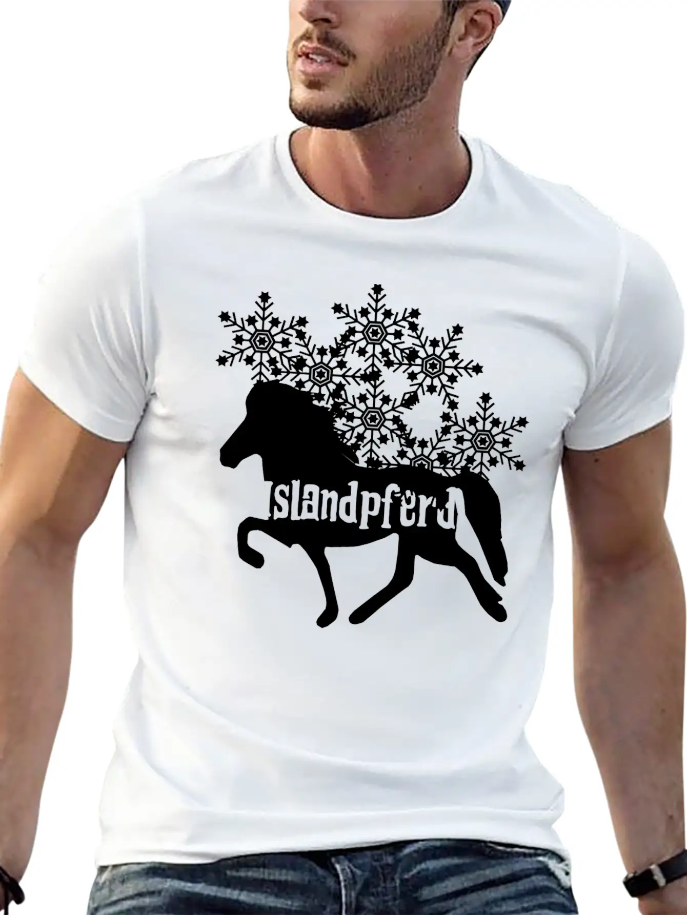 Icelandic Horse: Pony Merch Unisex Short Sleeve Soft Cotton T-Shirt – Casual Everyday Wear