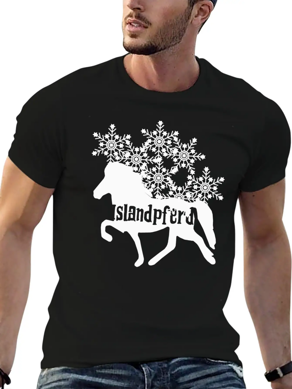 Icelandic Horse: Pony Merch Unisex Short Sleeve Soft Cotton T-Shirt – Casual Everyday Wear