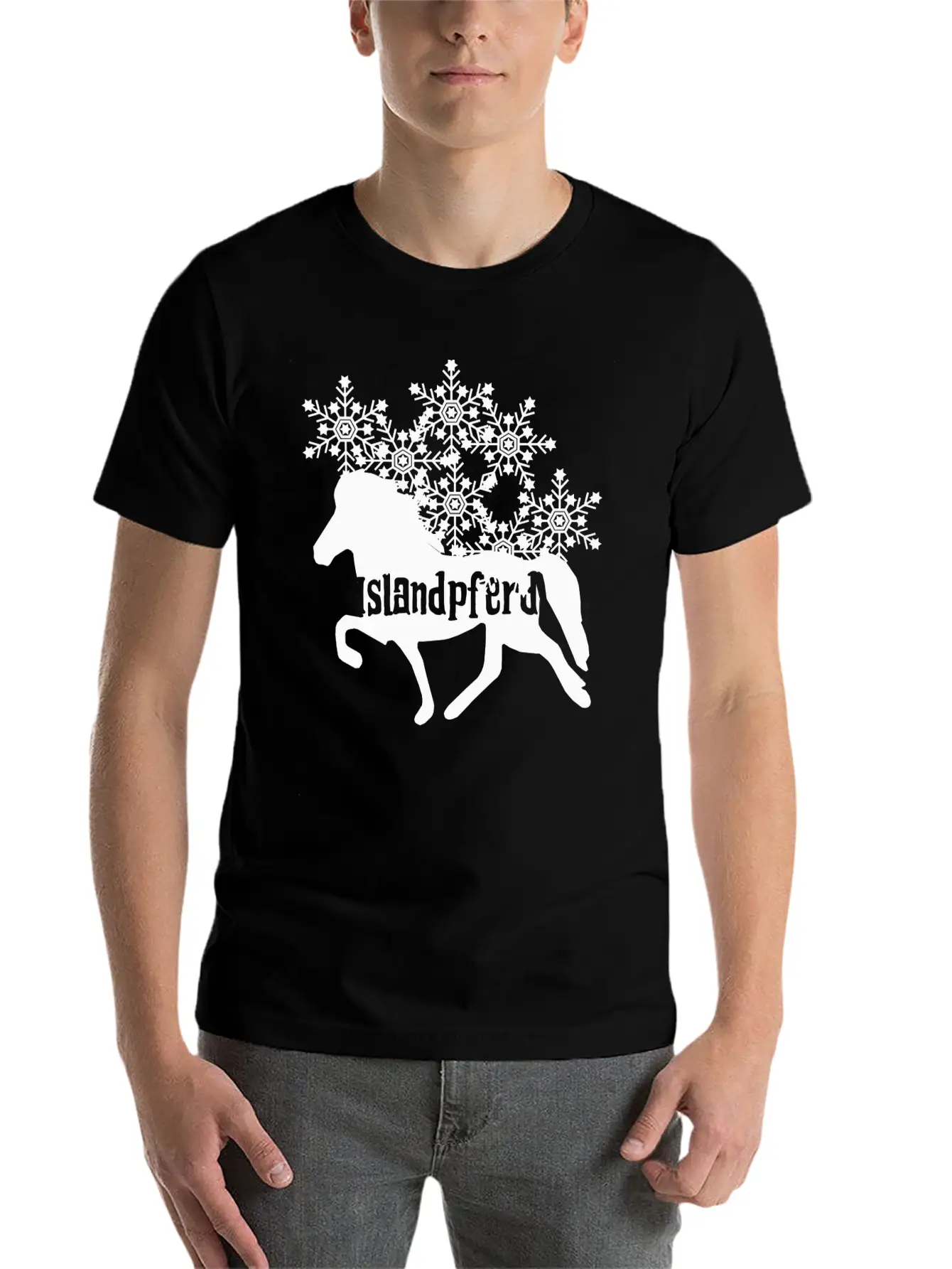 Icelandic Horse: Pony Merch Unisex Short Sleeve Soft Cotton T-Shirt – Casual Everyday Wear