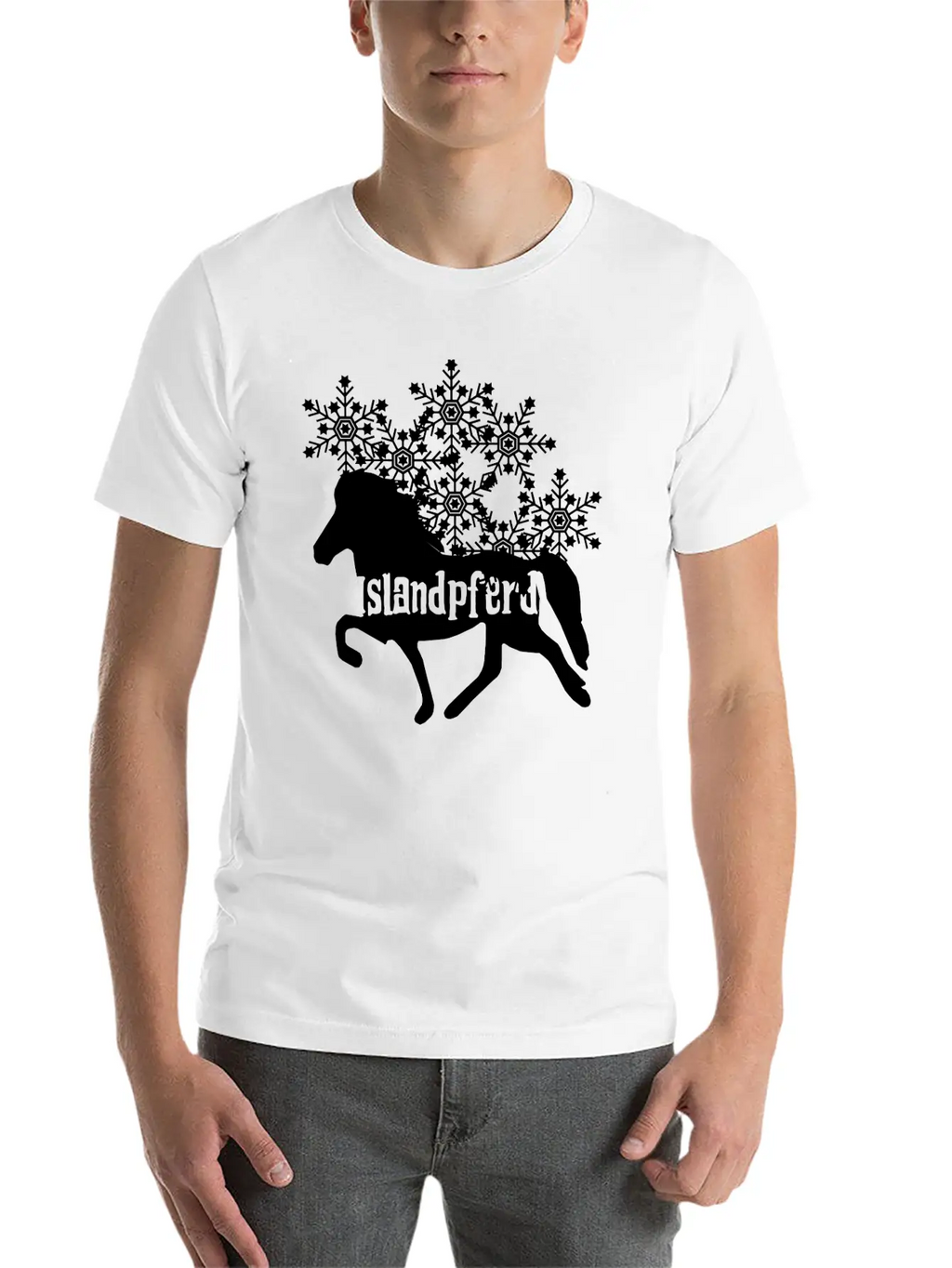 Icelandic Horse: Pony Merch Unisex Short Sleeve Soft Cotton T-Shirt – Casual Everyday Wear