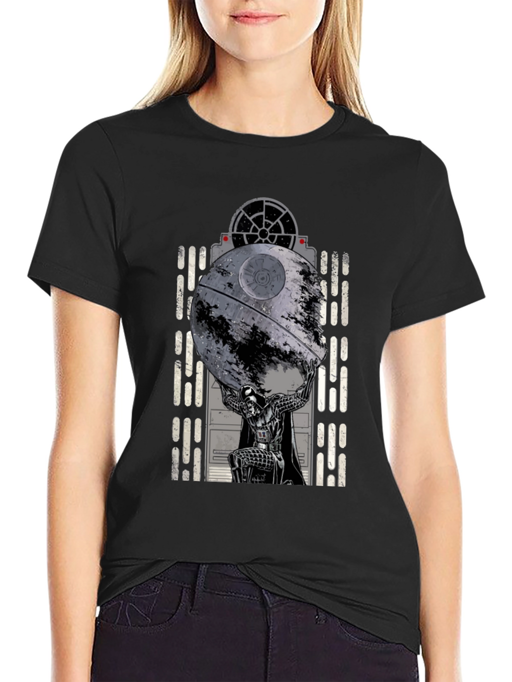Darth Vader Death Star Atlas T-Shirt