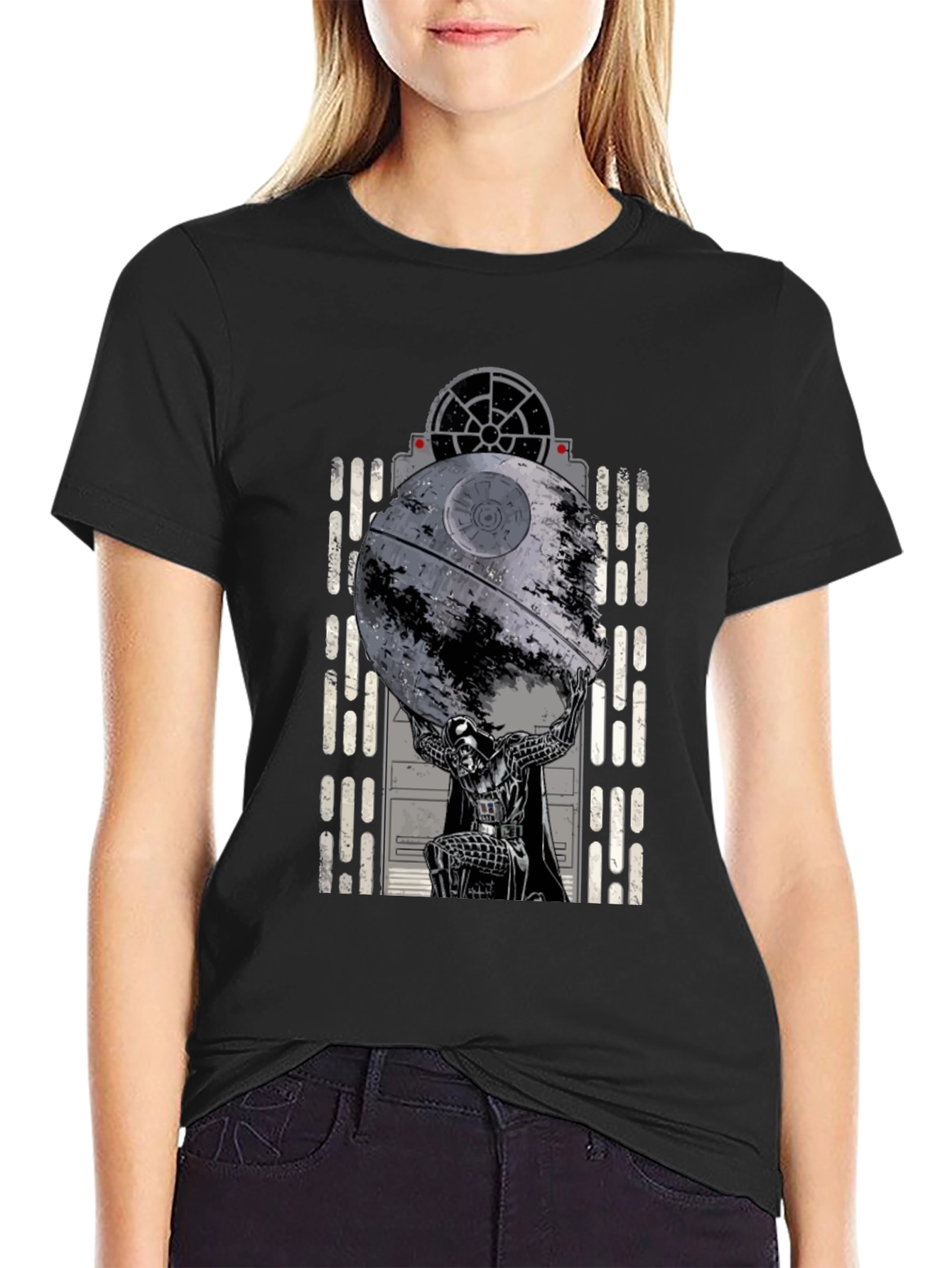 Darth Vader Death Star Atlas T-Shirt