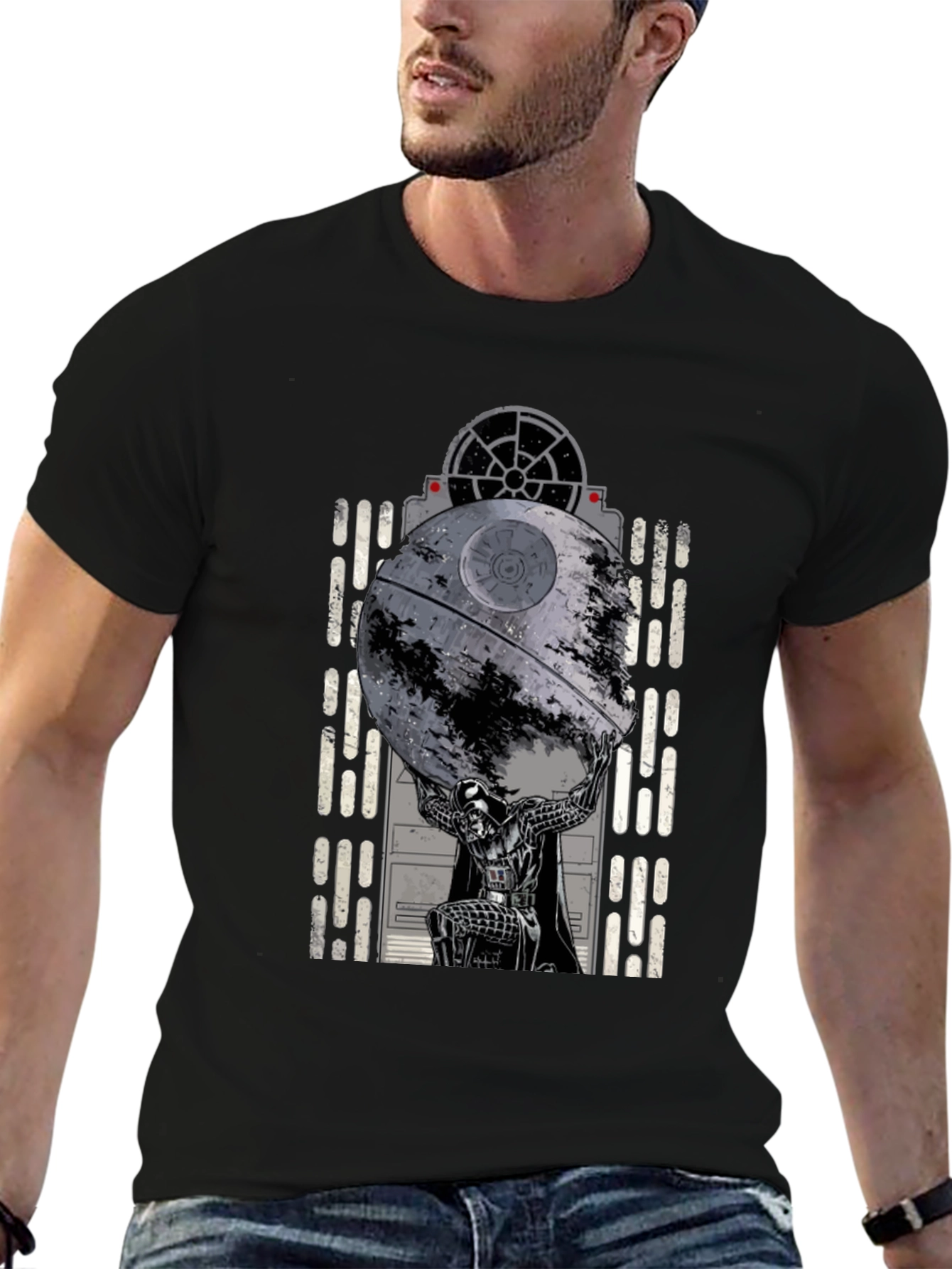 Darth Vader Death Star Atlas T-Shirt
