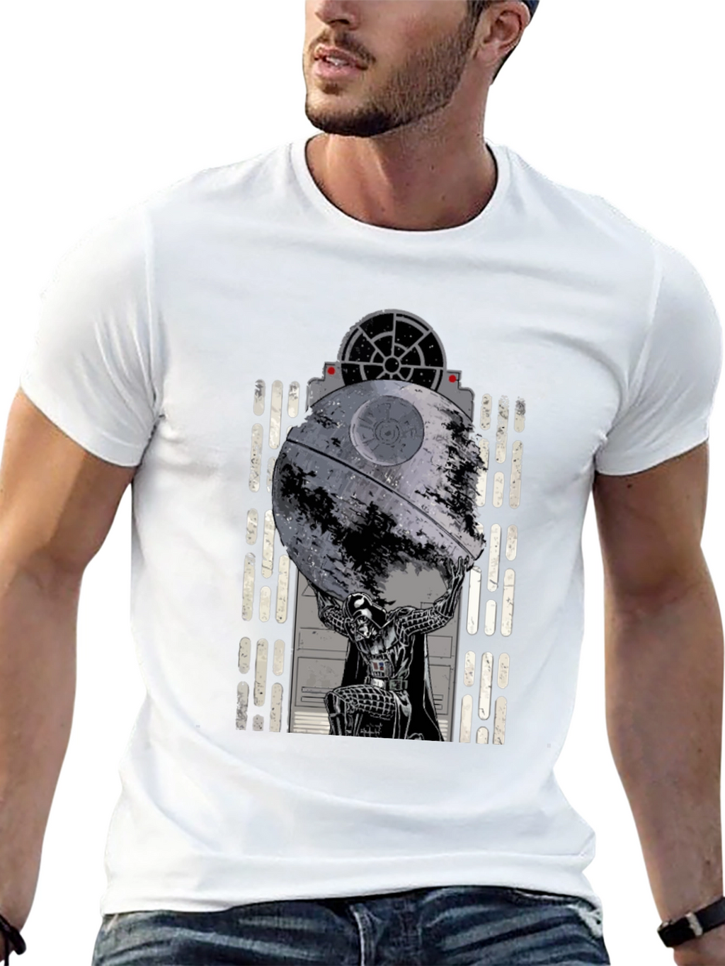 Darth Vader Death Star Atlas T-Shirt