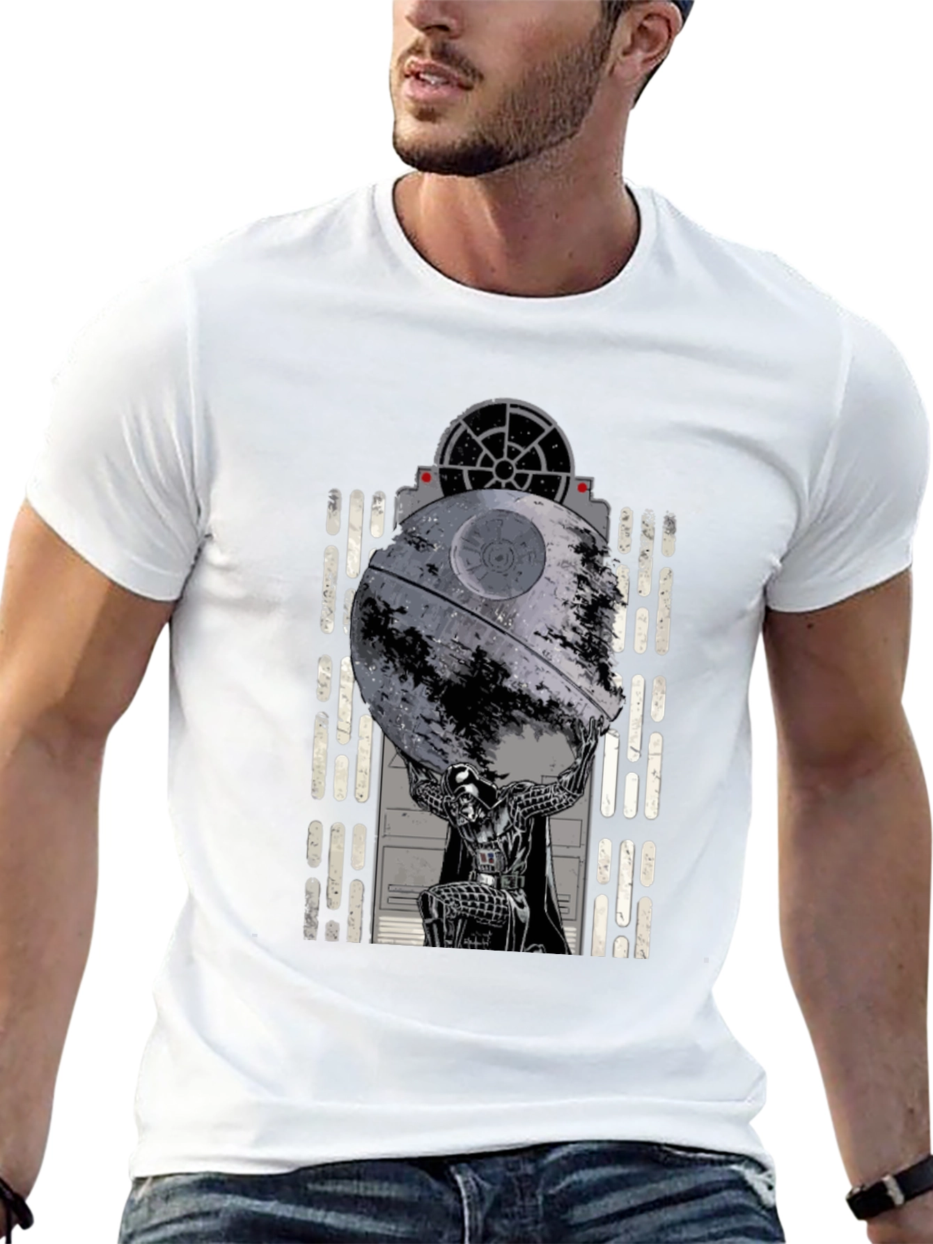 Darth Vader Death Star Atlas T-Shirt