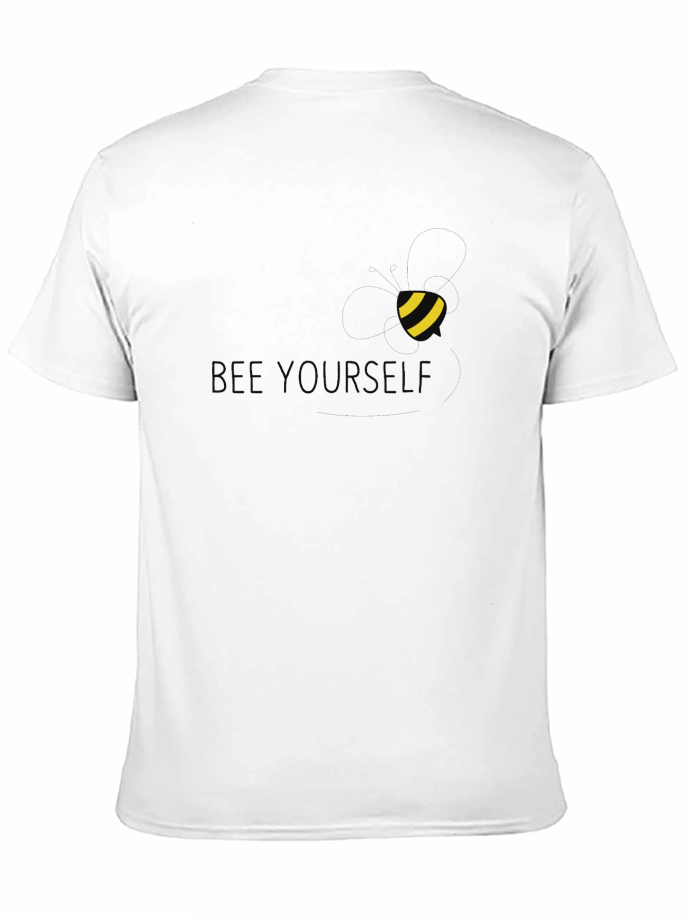 Bee Yourself Black T-Shirt - Stylish Comfortable Fit