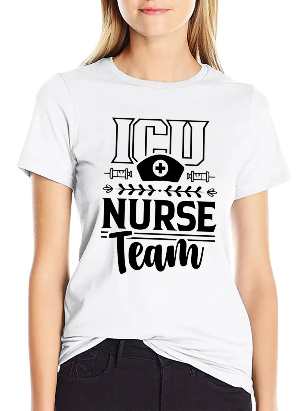 Icu Nurse Team ICE Nursing Hospital Unisex Casual T-Shirt – Clean Design For Daily Comfort