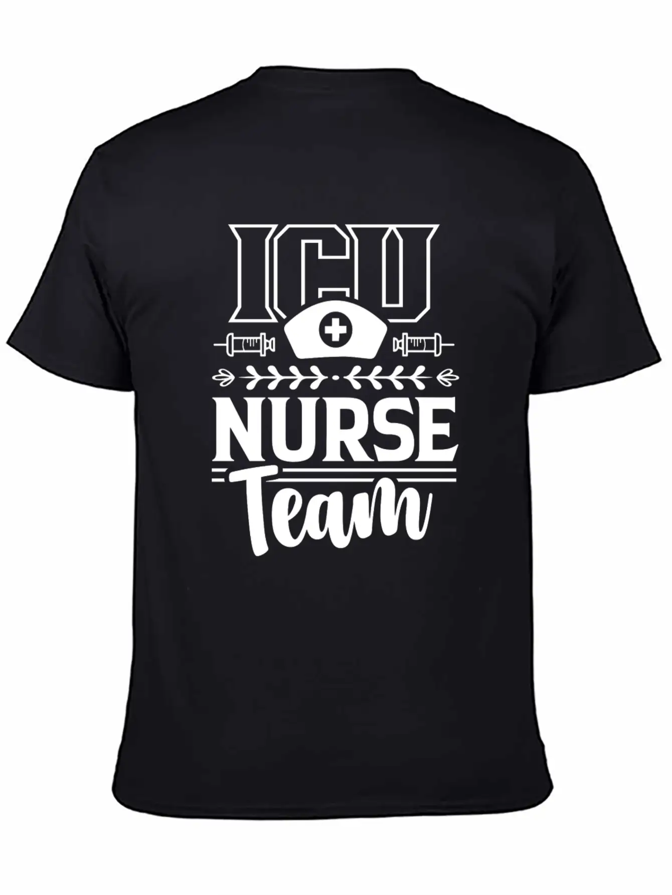 Icu Nurse Team ICE Nursing Hospital Unisex Casual T-Shirt – Clean Design For Daily Comfort