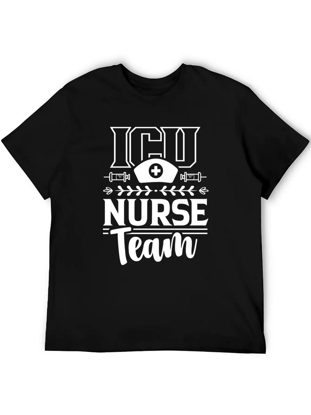 Icu Nurse Team ICE Nursing Hospital Unisex Casual T-Shirt – Clean Design For Daily Comfort